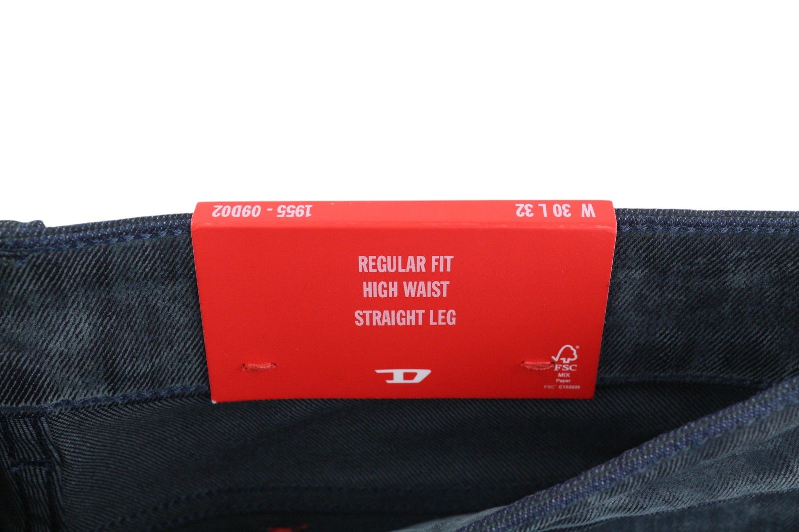 Diesel 1955 09D02 W30/L32 Regular Straight Washed Jeans 40932 Size US 30 / EU 46 - 6 Thumbnail