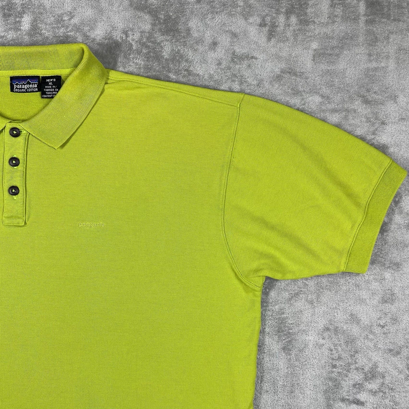 Patagonia VINTAGE Patagonia Polo Shirt Men’s XL Lime Green Organic Cotton Style 52822 SP03 Size US XL / EU 56 / 4 - 4 Thumbnail