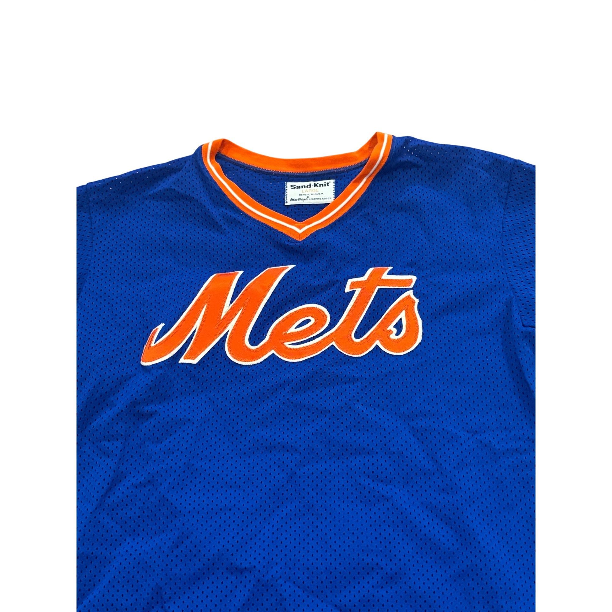 Other Vintage 80s Sand-Knit New York Mets MLB Pullover Baseball Je Size US L / EU 52-54 / 3 - 5 Thumbnail
