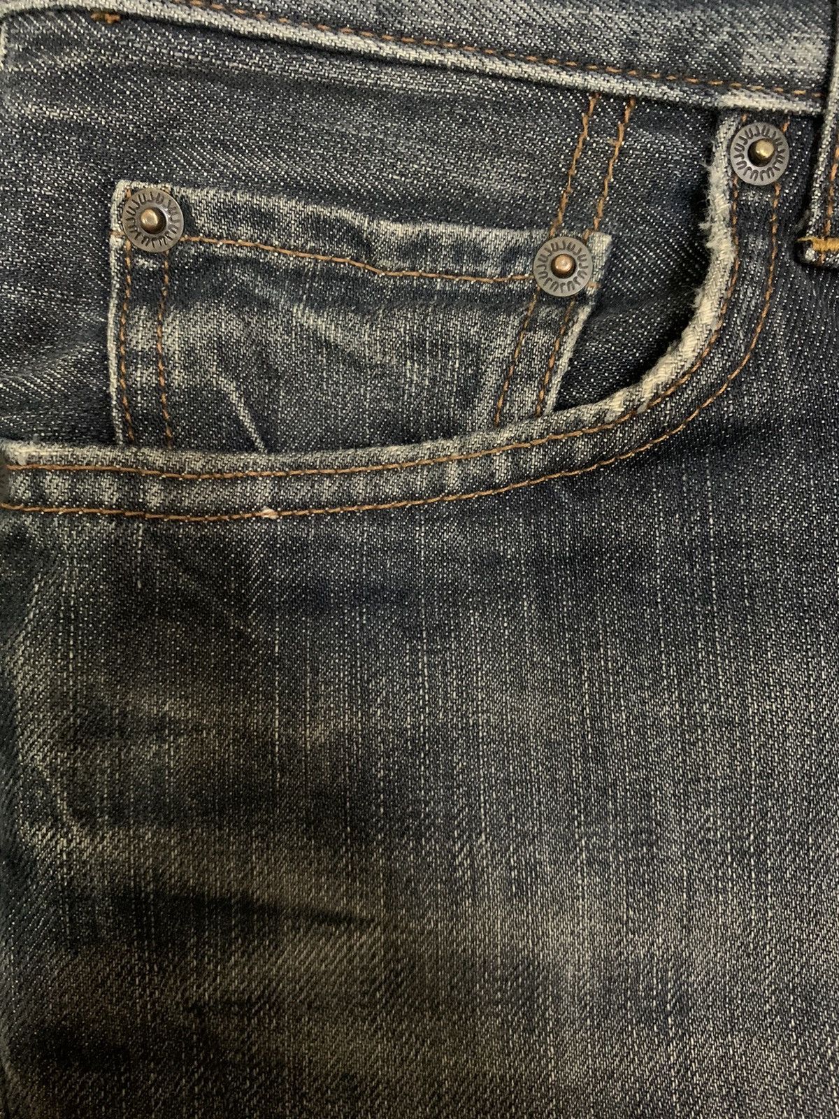 Undercover × Uniqlo Vintage Y2K Uniqlo UJ Faded Straight Leg Distressed Jeans Size US 29 - 5 Thumbnail