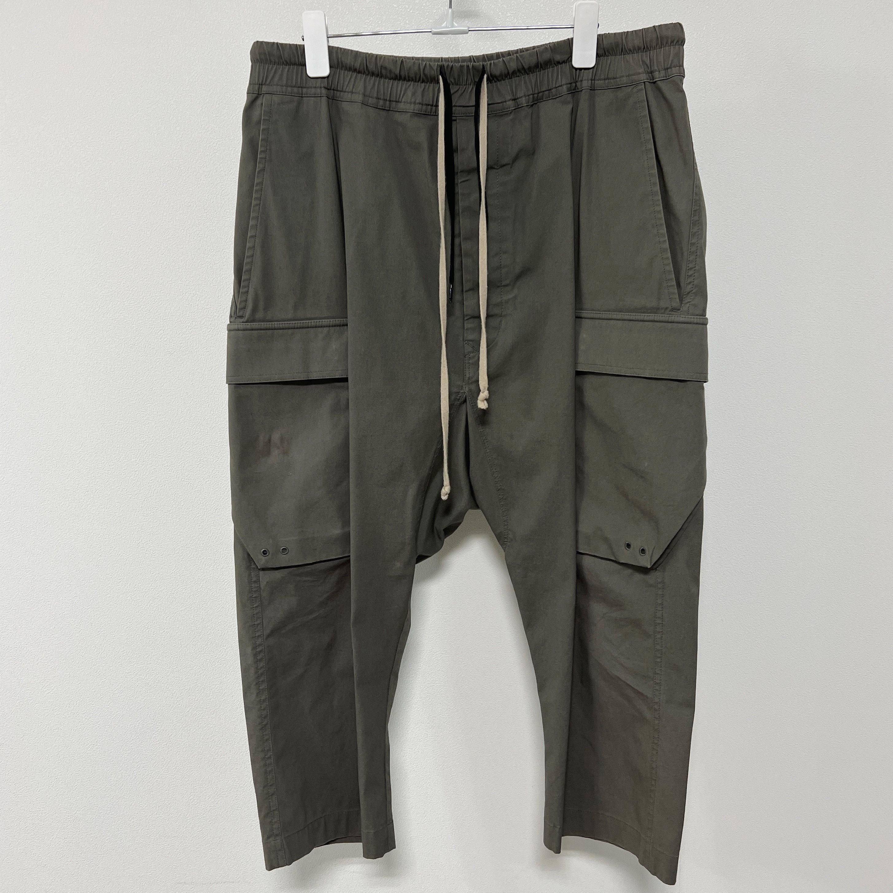 Rick Owens Rick Owens SS17 "WALRUS" Drawstring Cropped Cargo Pants EUCA Size US 34 / EU 50 - 2 Thumbnail