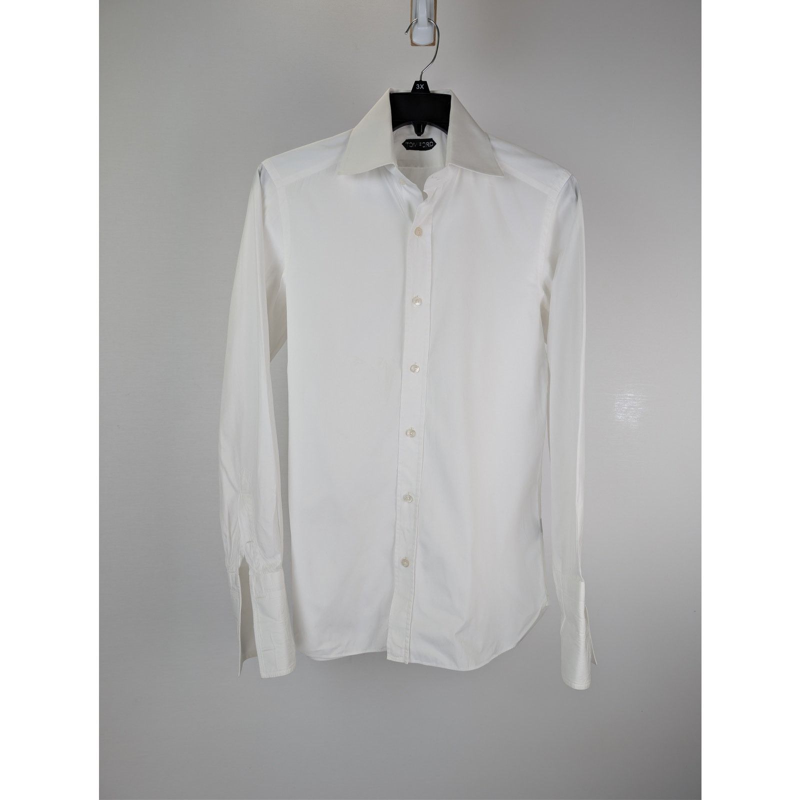 Tom Ford o1rshd1 CC20 Button up Shirt in White Size US S / EU 44-46 / 1 - 1 Thumbnail