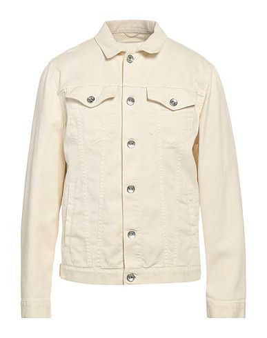 Brunello Cucinelli 0924 Denim Jacket in Cream Size US S / EU 44-46 / 1 - 1 Thumbnail