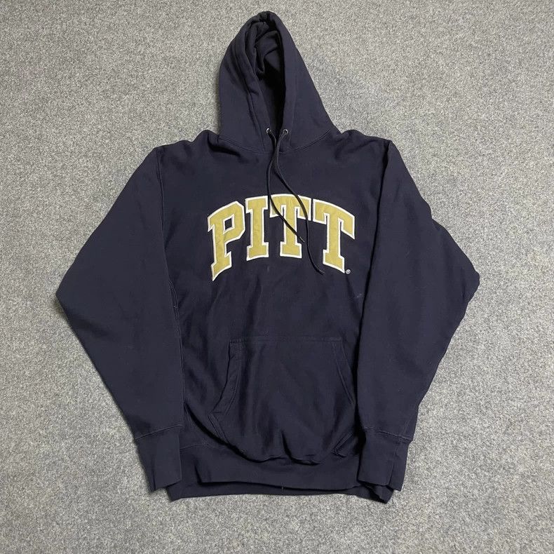 Vintage Pitt Panthers University Vintage Hoodie Size US M / EU 48-50 / 2 - 1 Thumbnail