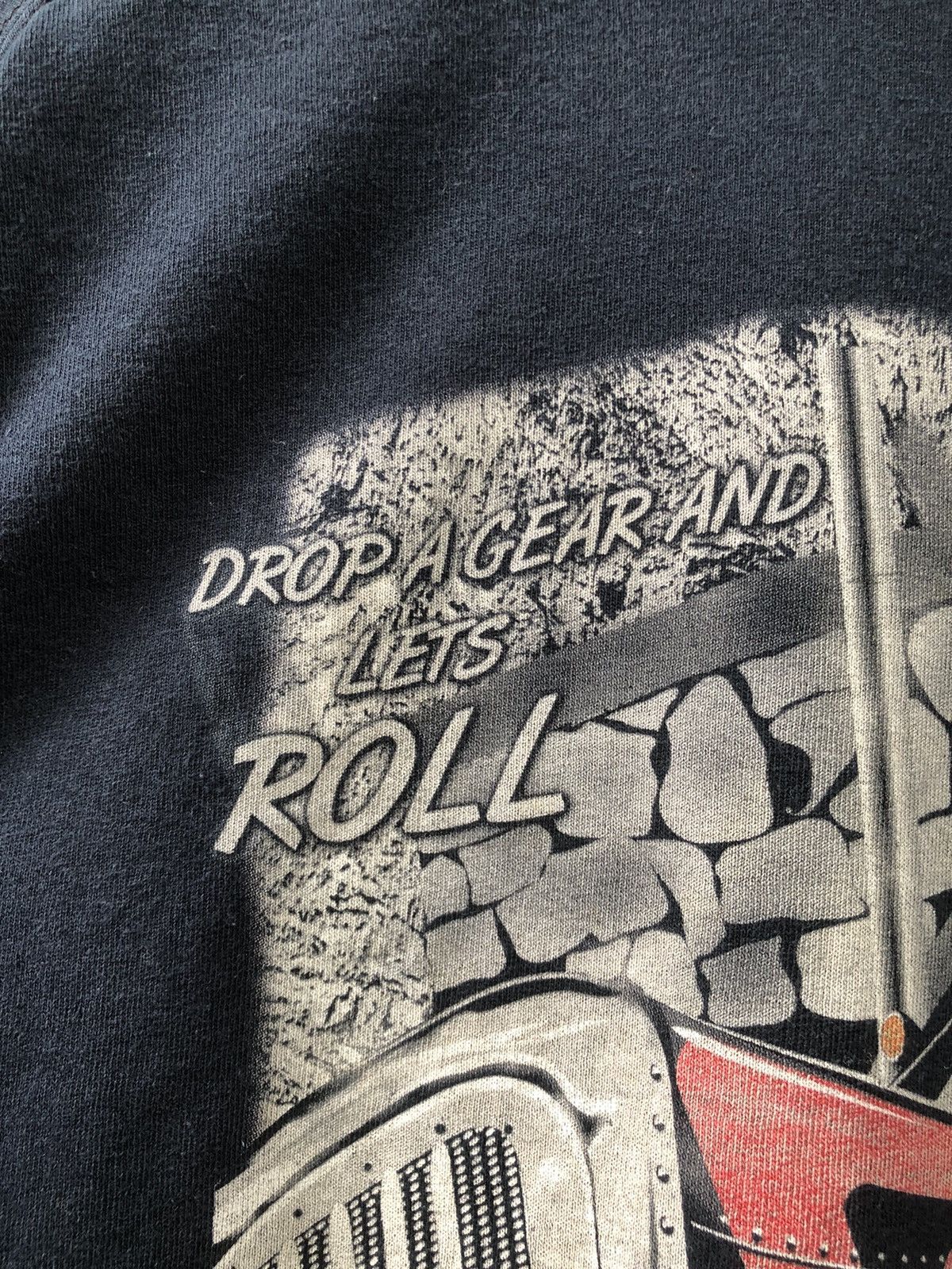 Harley Davidson Sunfaded Distressed Hotrig Apparel Truck Tshirts Size US XL / EU 56 / 4 - 8 Thumbnail