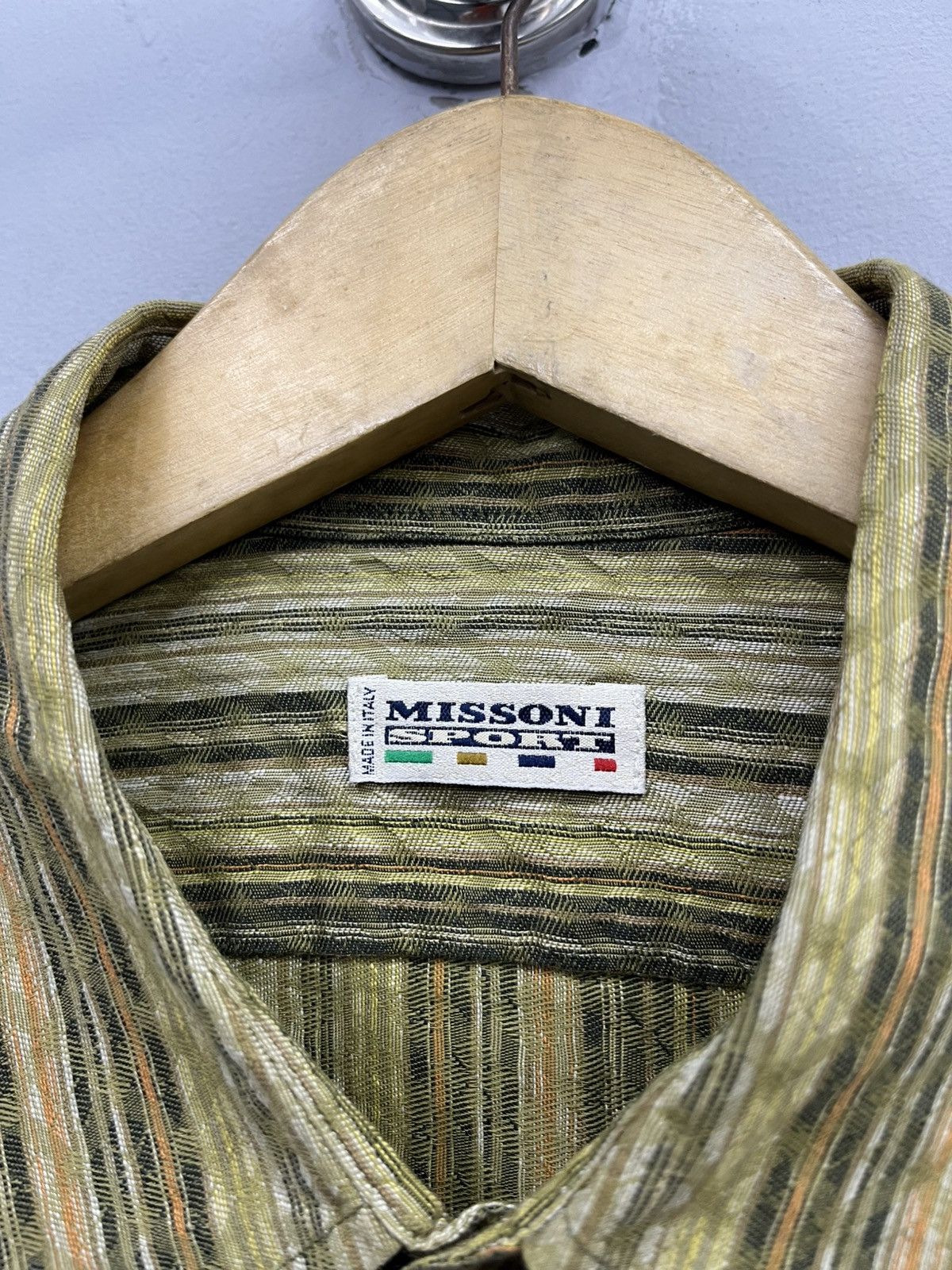 Missoni ‼️Vtg Missoni Sport Short Sleeve Shirt‼️ Size US L / EU 52-54 / 3 - 8 Thumbnail