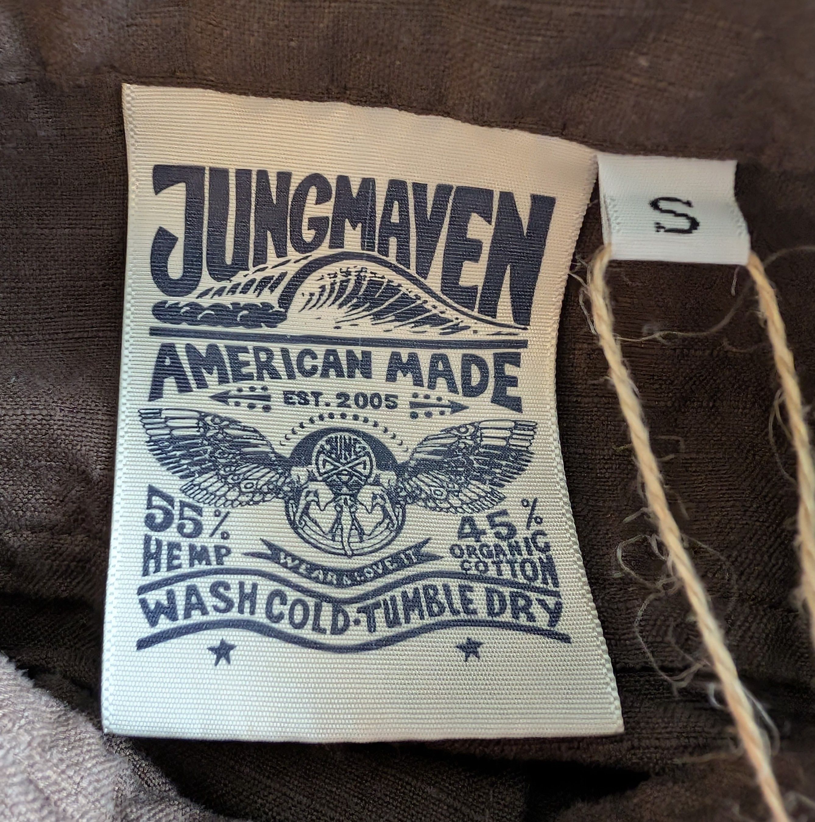 Jungmaven NWT Sandpoint Snap Jacket Hemp Blend Made in USA Size US S / EU 44-46 / 1 - 3 Thumbnail