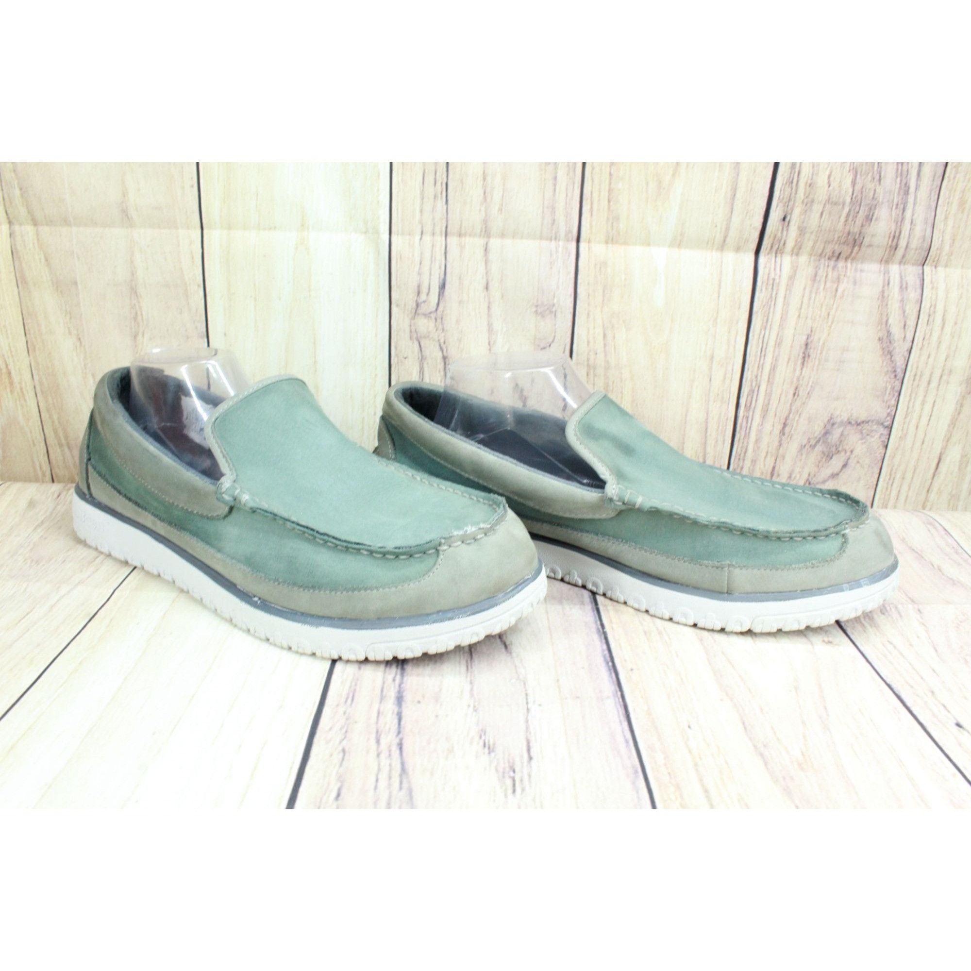 L.L. Bean × Leather LL Bean Shearling Moc Slippers Sedona Sage Men’s 12 M Size US 12 / EU 45 - 2 Thumbnail