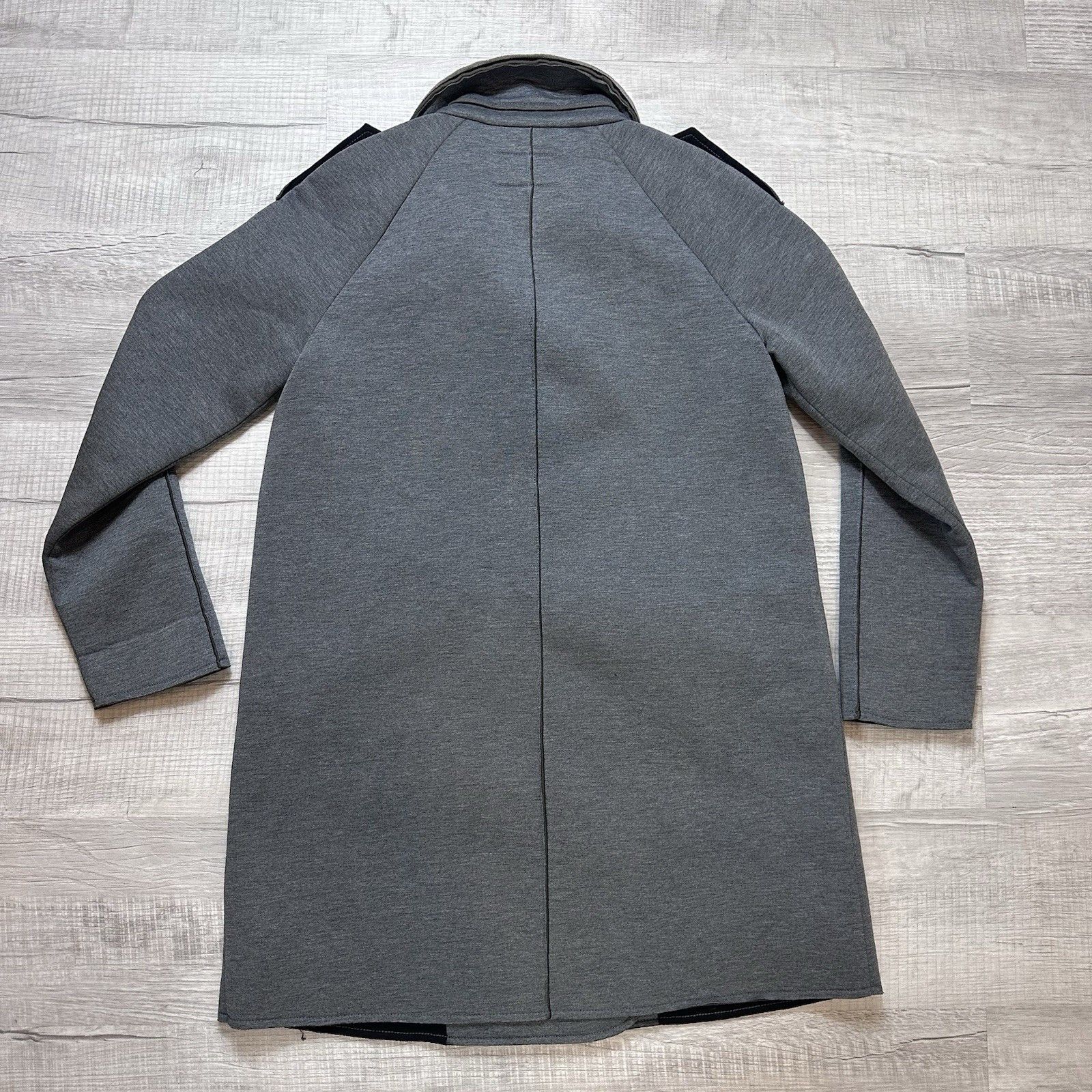 Vera Wang Simply Vera Wang Womens Double-Breasted Neoprene Suba Coat Size XS / US 0-2 / IT 36-38 - 10 Thumbnail