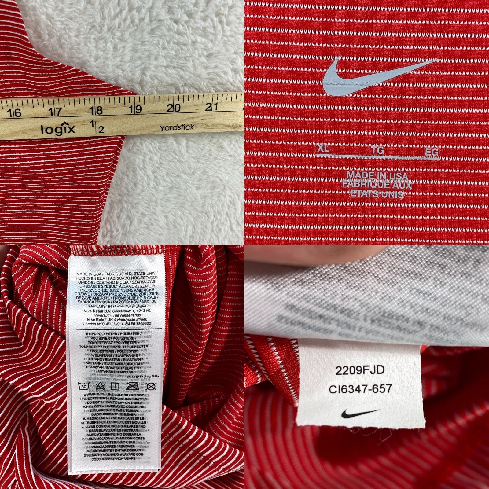 Nike VINTAGE Nike Pro Elite BAHRAIN Track Speedsuit Mens XL Red White CI6347-657 Size US 36 / EU 52 - 8 Thumbnail