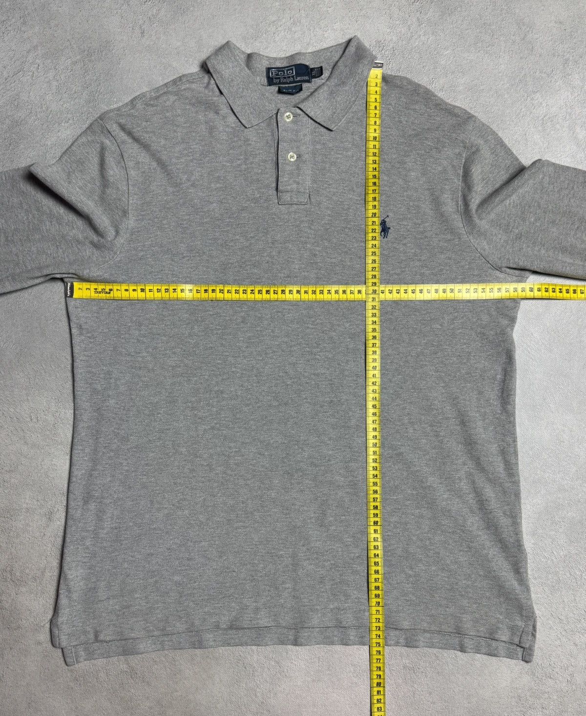 Polo Ralph Lauren Polo Ralph Lauren Vintage Polo Shirt Long Sleeve Small Pony Size US XL / EU 56 / 4 - 13 Thumbnail
