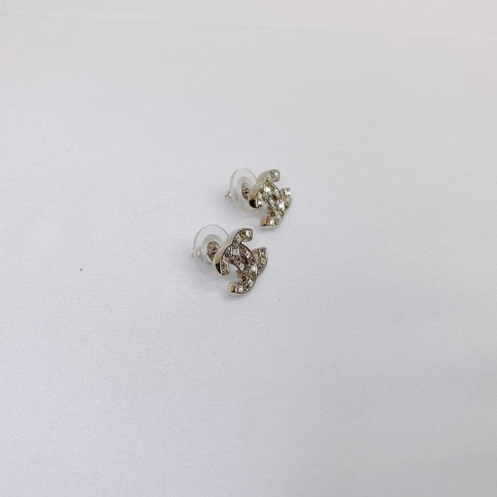 Chanel CC crystal logo earrings Size ONE SIZE - 3 Thumbnail
