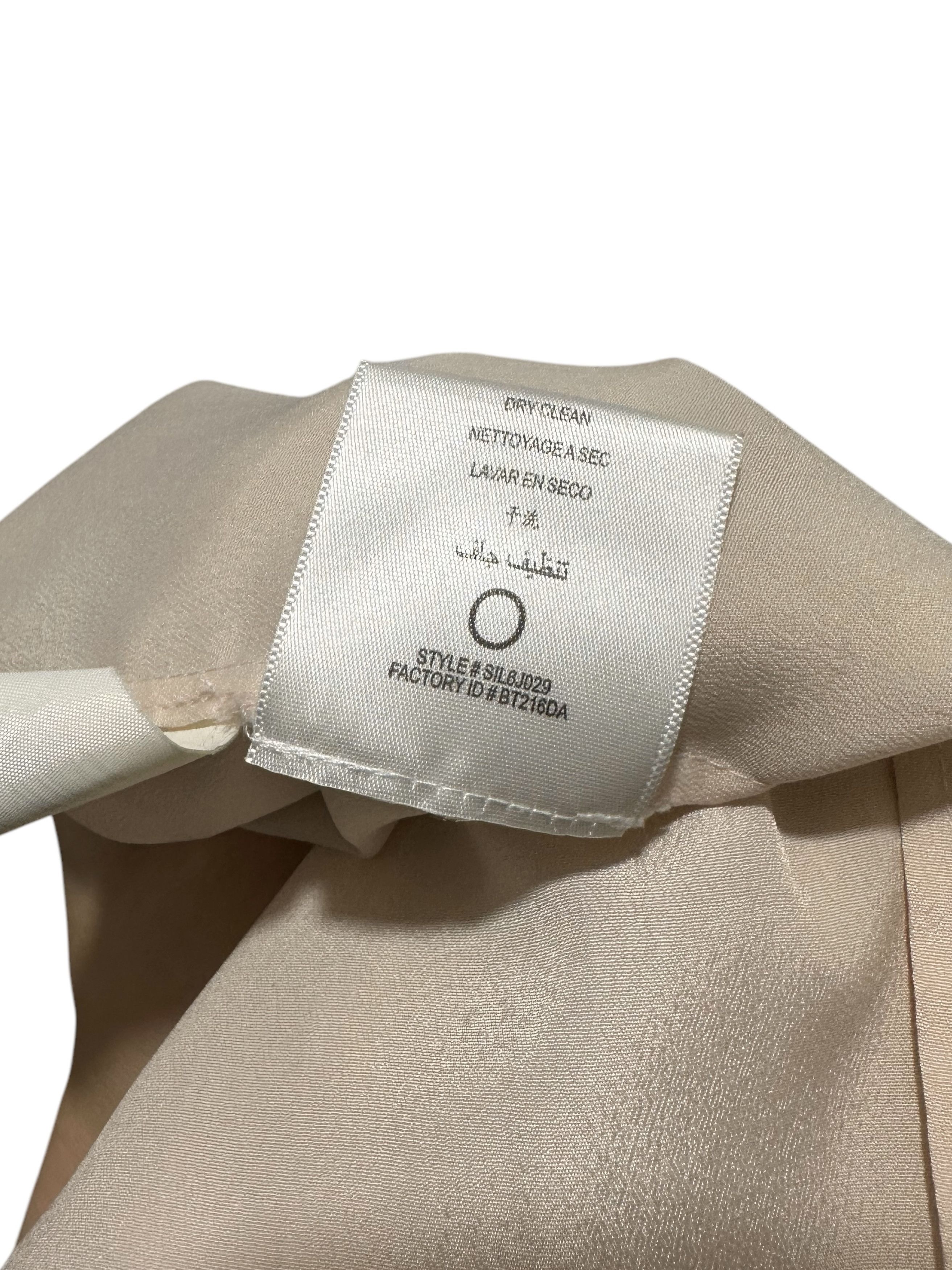 Bcbgmaxazria BCBGMAXAZRIA Shell Pleated Silk One Strapped Dress Size S / US 4 / IT 40 - 6 Thumbnail