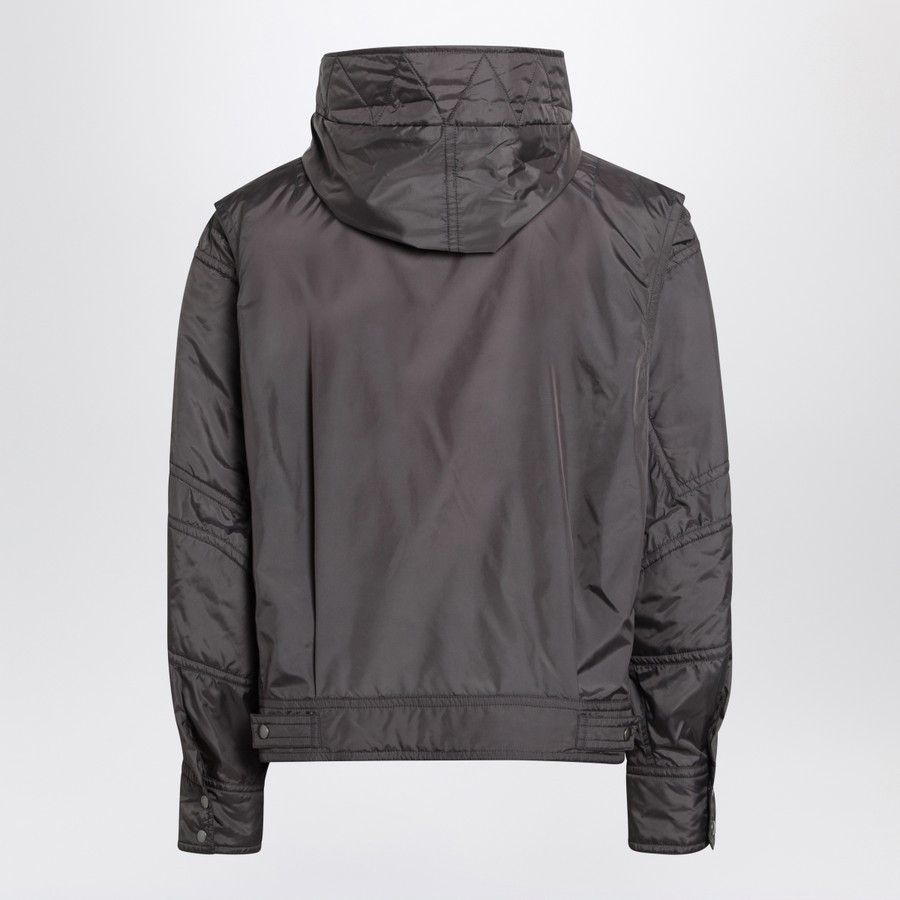 Dries Van Noten o1d2blof0225 Bomber Jacket in Light Grey Size US L / EU 52-54 / 3 - 2 Thumbnail