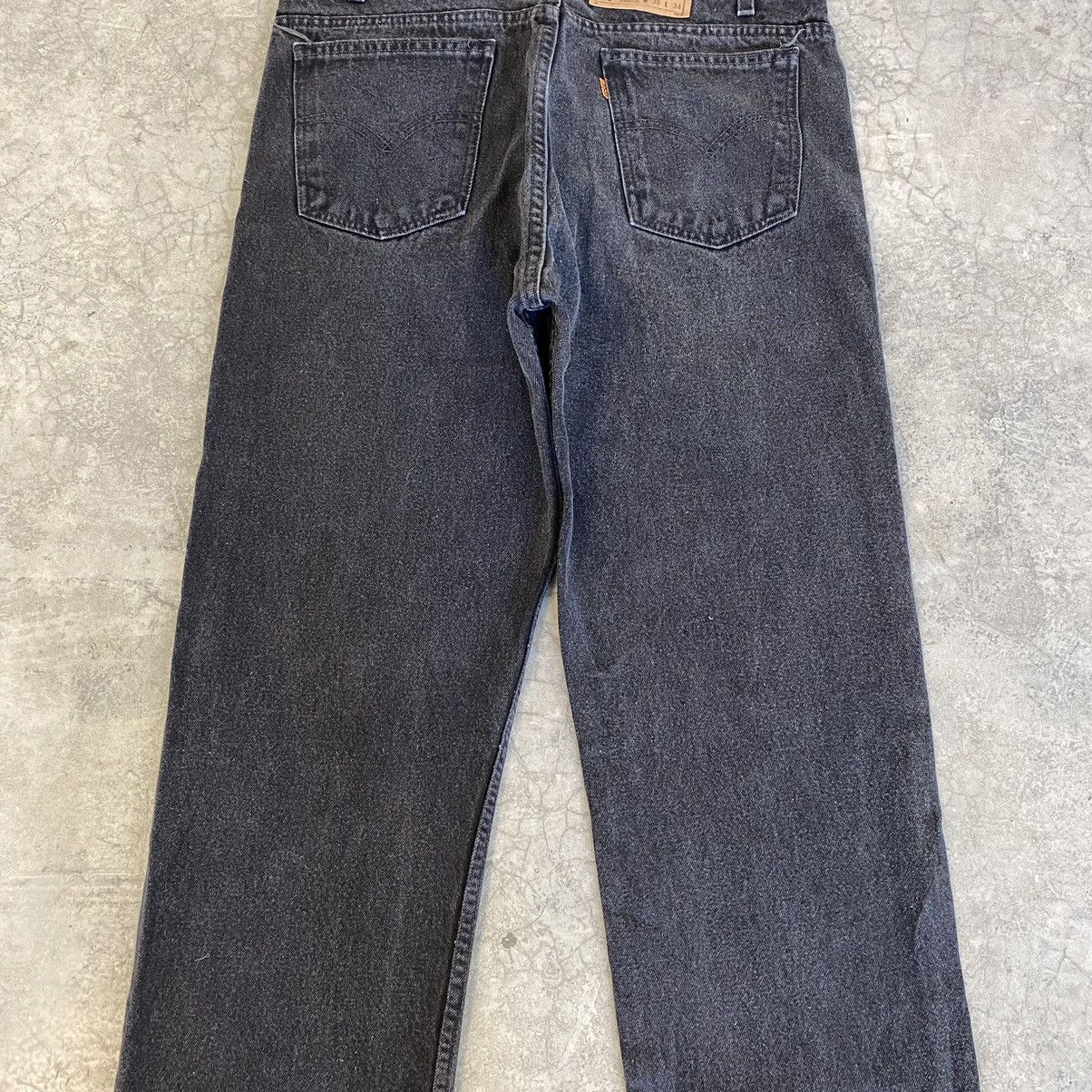 Levi's × Vintage Vintage 90’s Levis 505 Orange Tab Straight Leg Jeans Size US 35 - 16 Thumbnail
