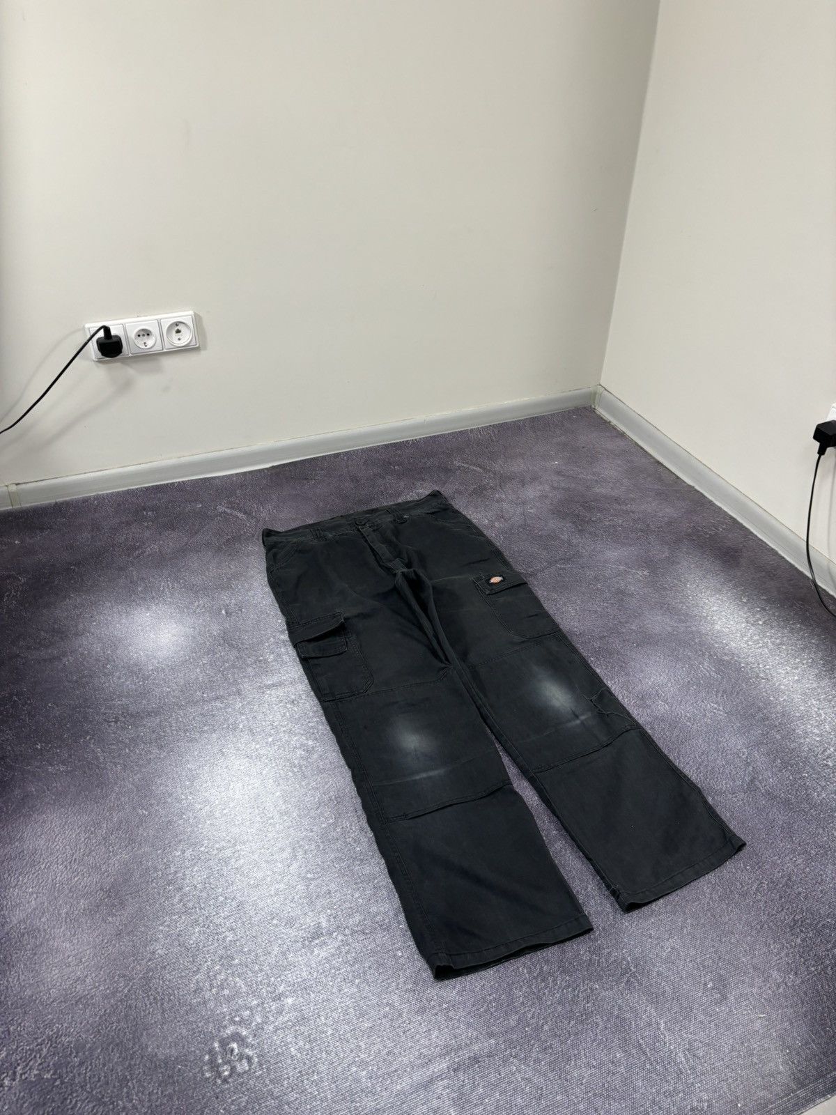Dickies Vintage Dickies Black Work Y2K Hype Baggy Cargo Pants Size US 34 / EU 50 - 3 Thumbnail