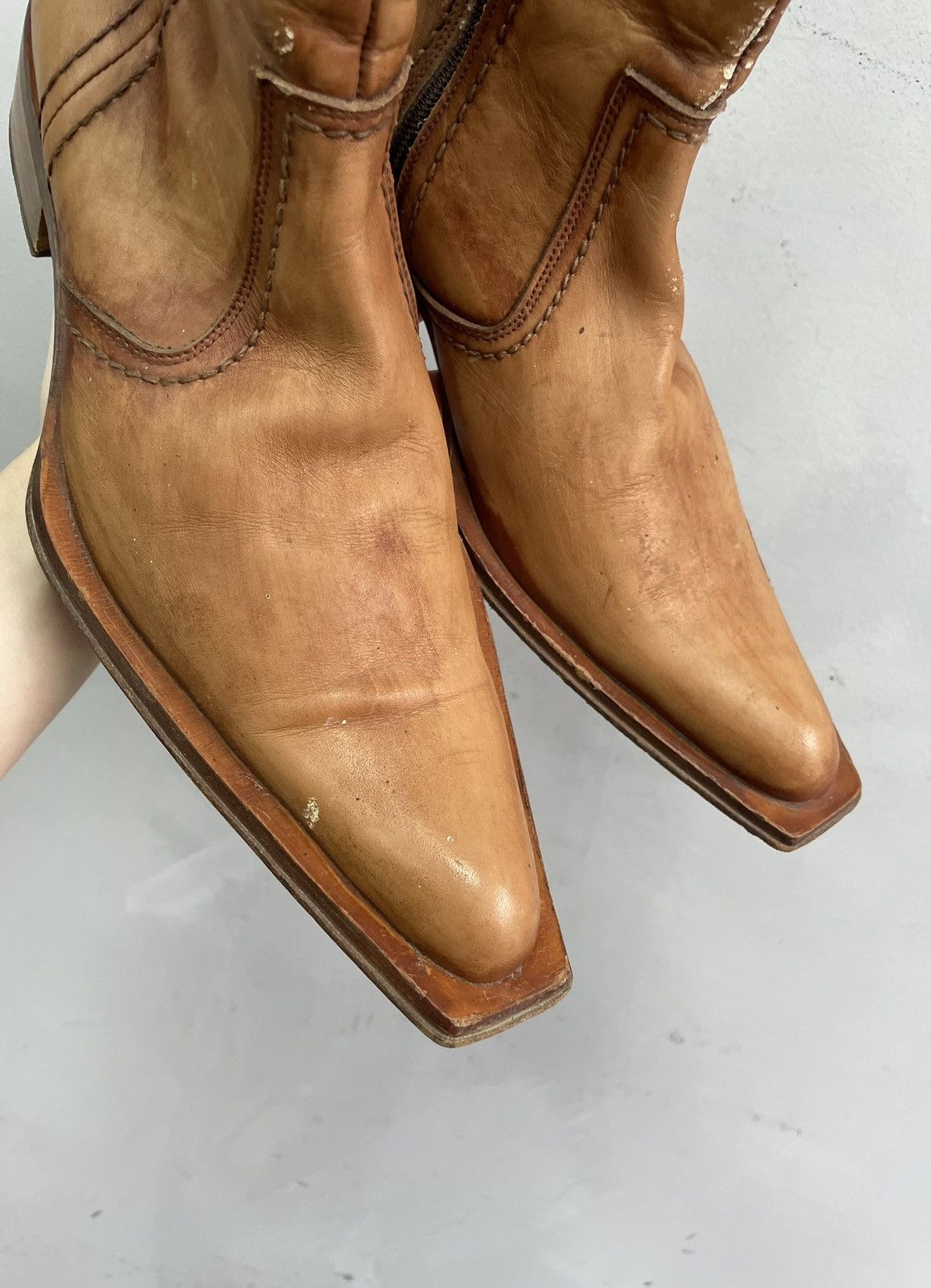 Hedi Slimane Western hype if six was nine boots japanese moto fashion Size US 9.5 / EU 42-43 - 3 Thumbnail