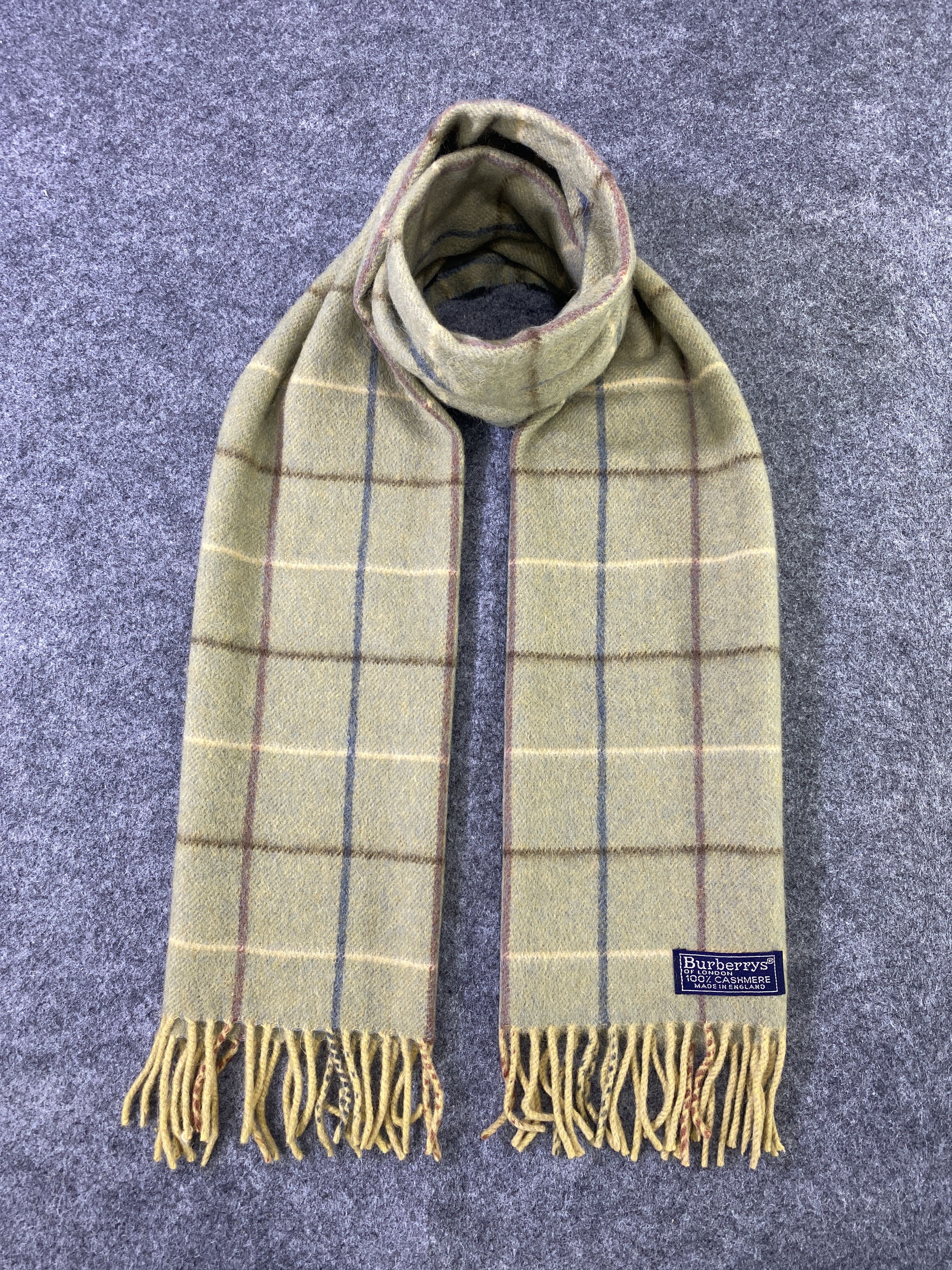 Vintage Burberry Scarf/Muffler/Neckwear -T964
