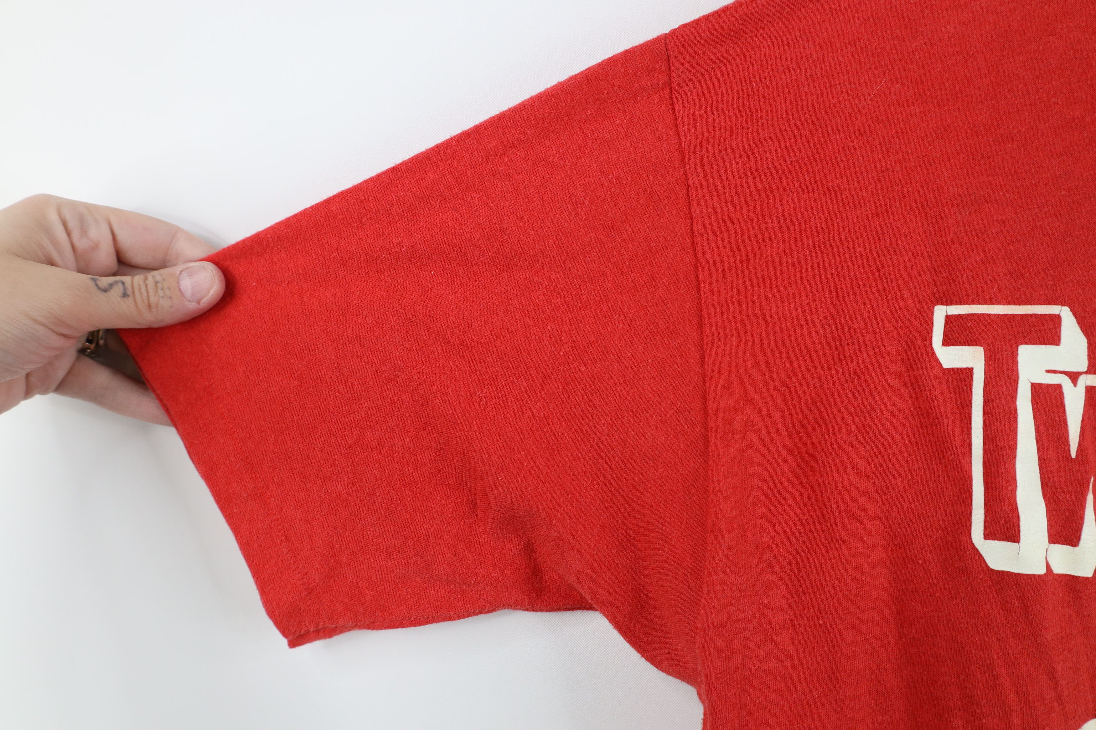 Vintage Vintage 70s 80s Hersheys Twizzlers Licorice T-Shirt Red USA Size XL / US 12-14 / IT 48-50 - 8 Thumbnail