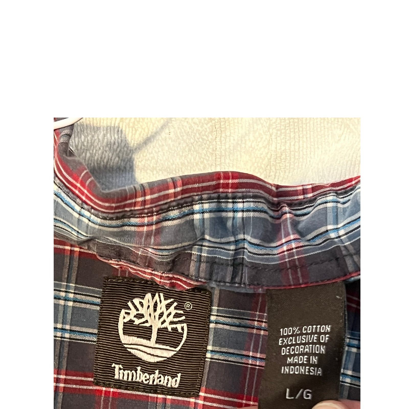 Timberland TImberland Checked Long Sleeve Button Down Shirt Womans Lar Size L / US 10 / IT 46 - 3 Thumbnail