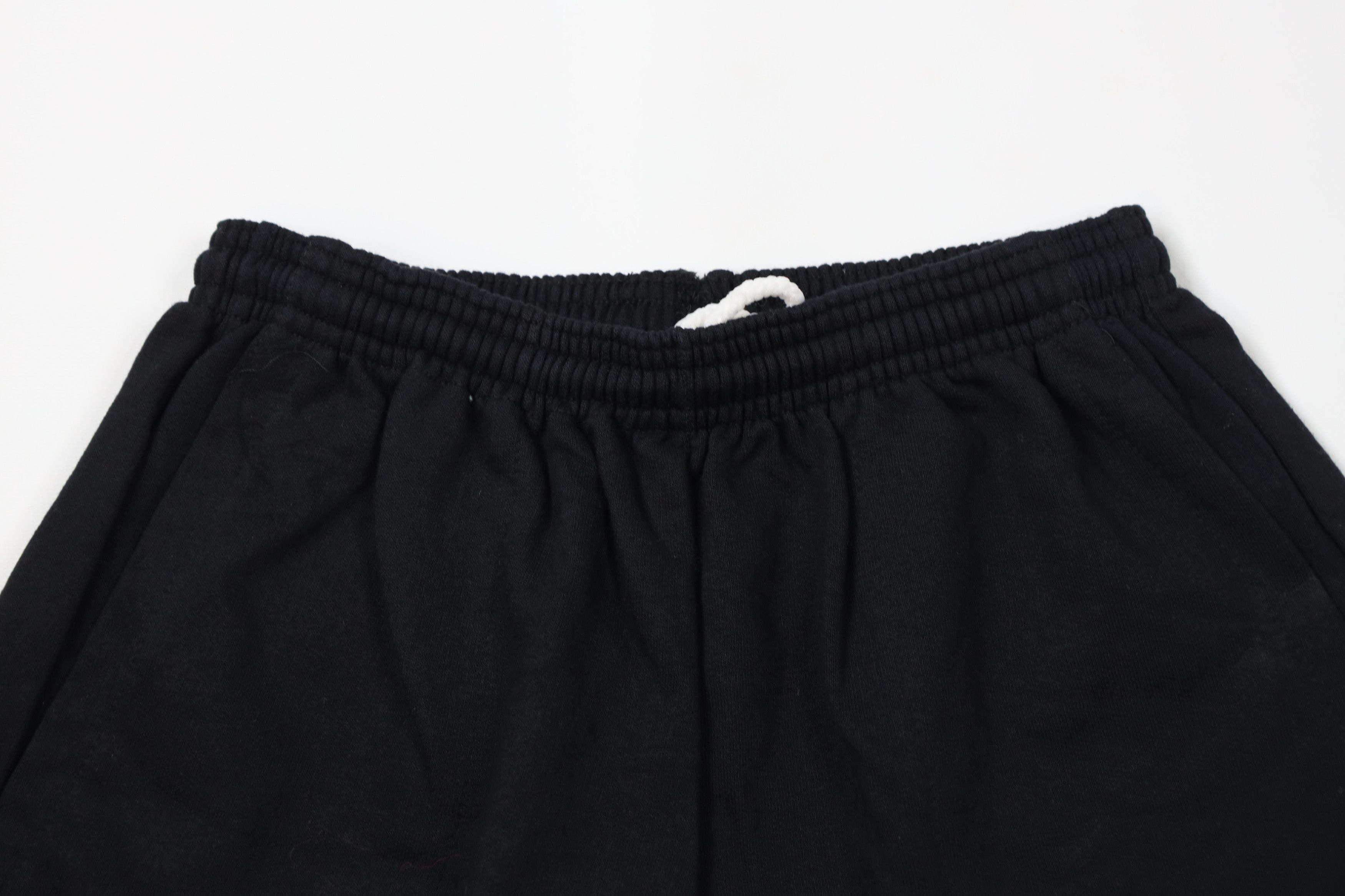 Vintage Vintage 90s Streetwear Blank Sweatpants Shorts Black USA Size US 30 / EU 46 - 2 Thumbnail