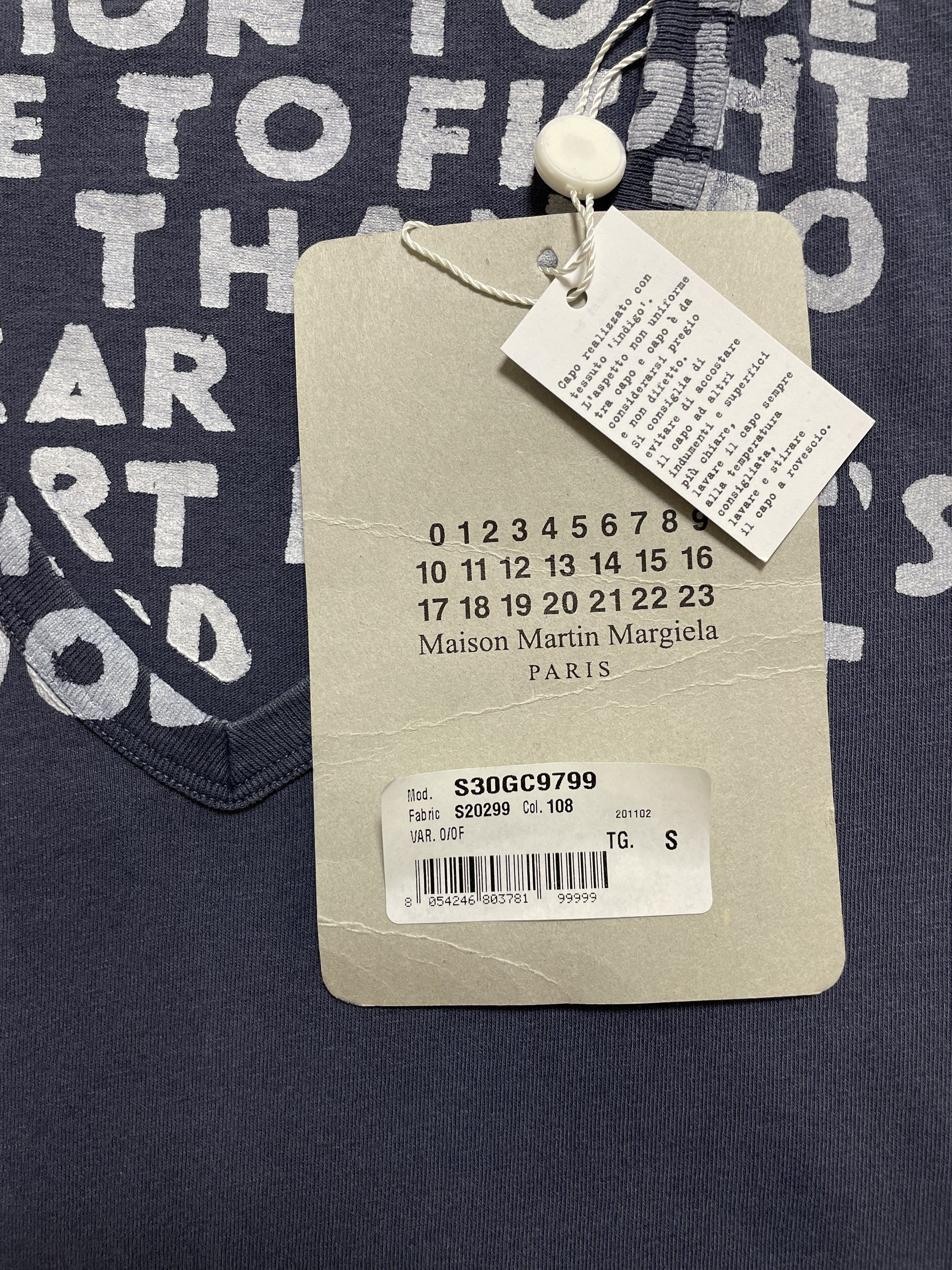 Maison Margiela MAISON MARTIN MARGIELA AIDS Awareness T-Shirt Tee Washed Size US S / EU 44-46 / 1 - 8 Thumbnail