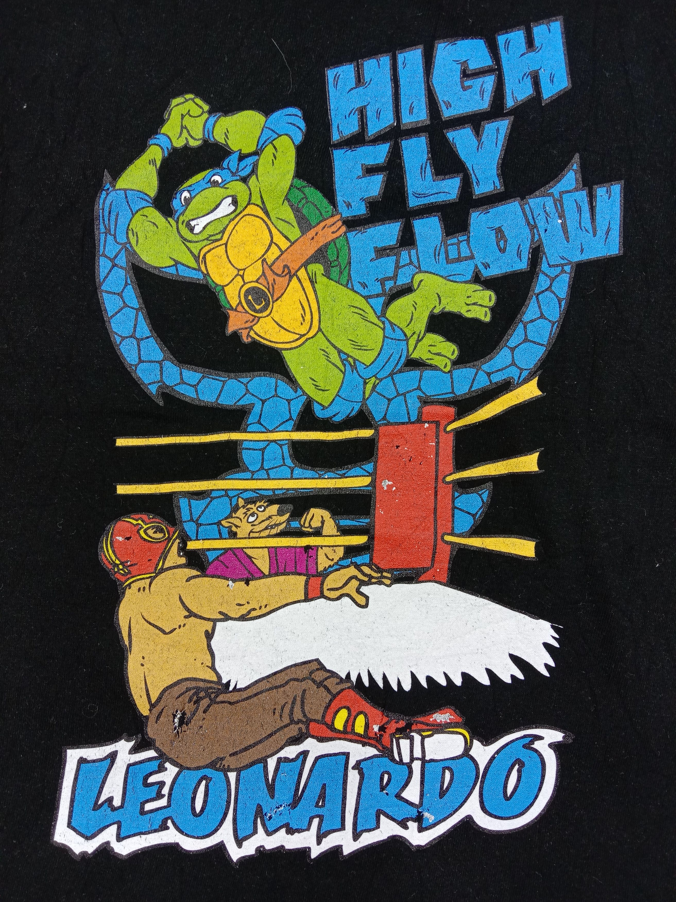 Nickelodeon Vintage Ninja Turtle Leonardo T Shirt Size US M / EU 48-50 / 2 - 2 Thumbnail