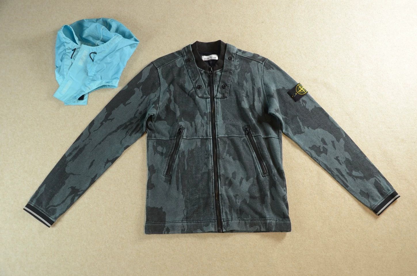 Stone Island Stone Island Camo Hooded Jacket with Patch Logo M Size US M / EU 48-50 / 2 - 2 Thumbnail
