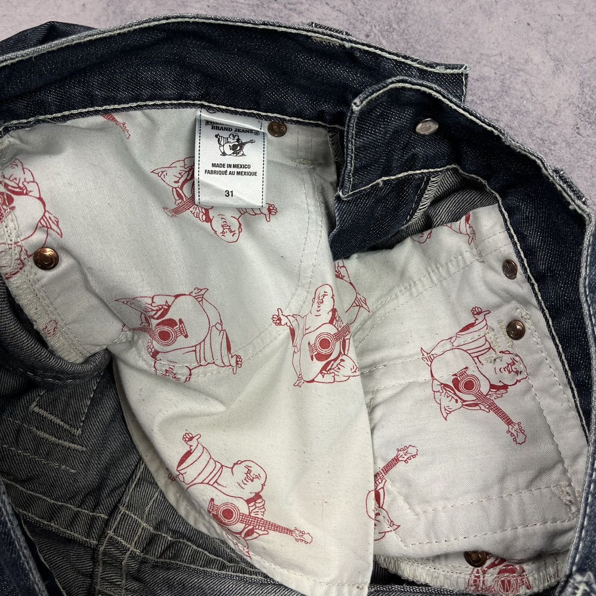 True Religion Vintage True Religion Big Logo slim fit jeans 00’s Size US 31 - 14 Thumbnail