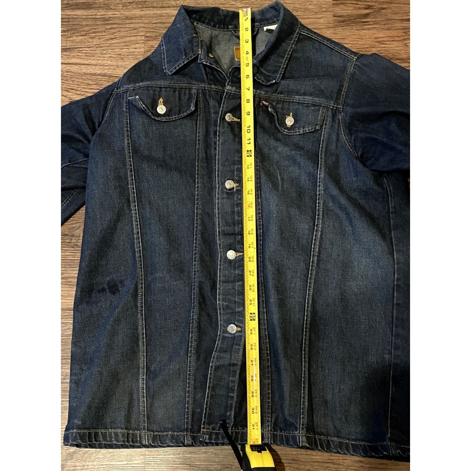Vintage VINTAGE Levis Lot 53 Unisex Adult Jean Jacket Blue Buttons Distressed Red Tag XL Jacket Mens Size US 36 / EU 52 - 7 Thumbnail