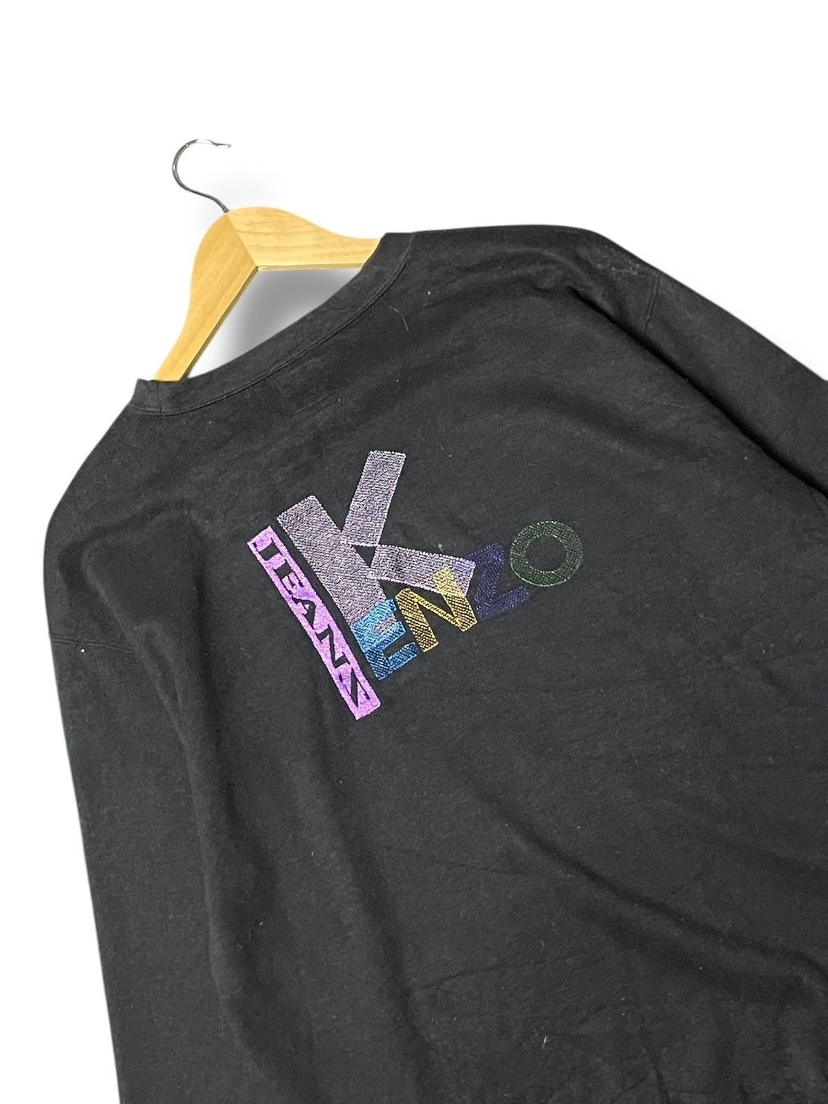 Kenzo × Vintage Kenzo Jeans Brand Sweatshirt (57) Size US S / EU 44-46 / 1 - 5 Thumbnail