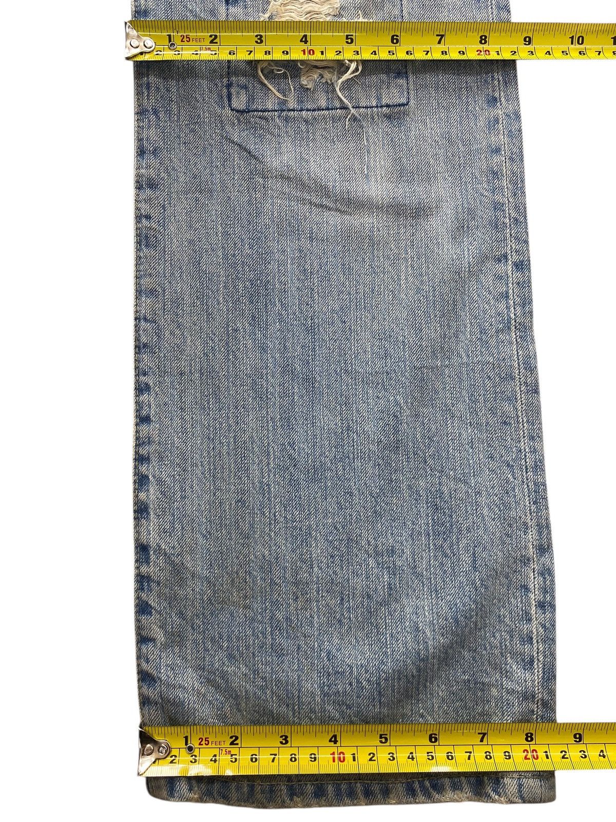 Japanese Brand Japanese Brand Light Wash Ripped Style Straight Leg Jeans Size US 30 / EU 46 - 9 Thumbnail