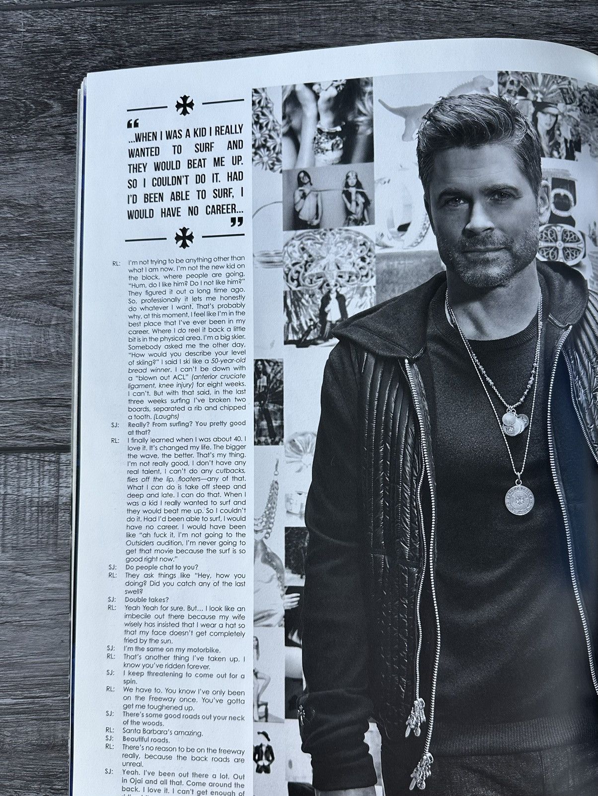 Chrome Hearts 2014 Chrome Hearts Magazine Series 2 Vol. 6 Rob Lowe Size ONE SIZE - 10 Thumbnail