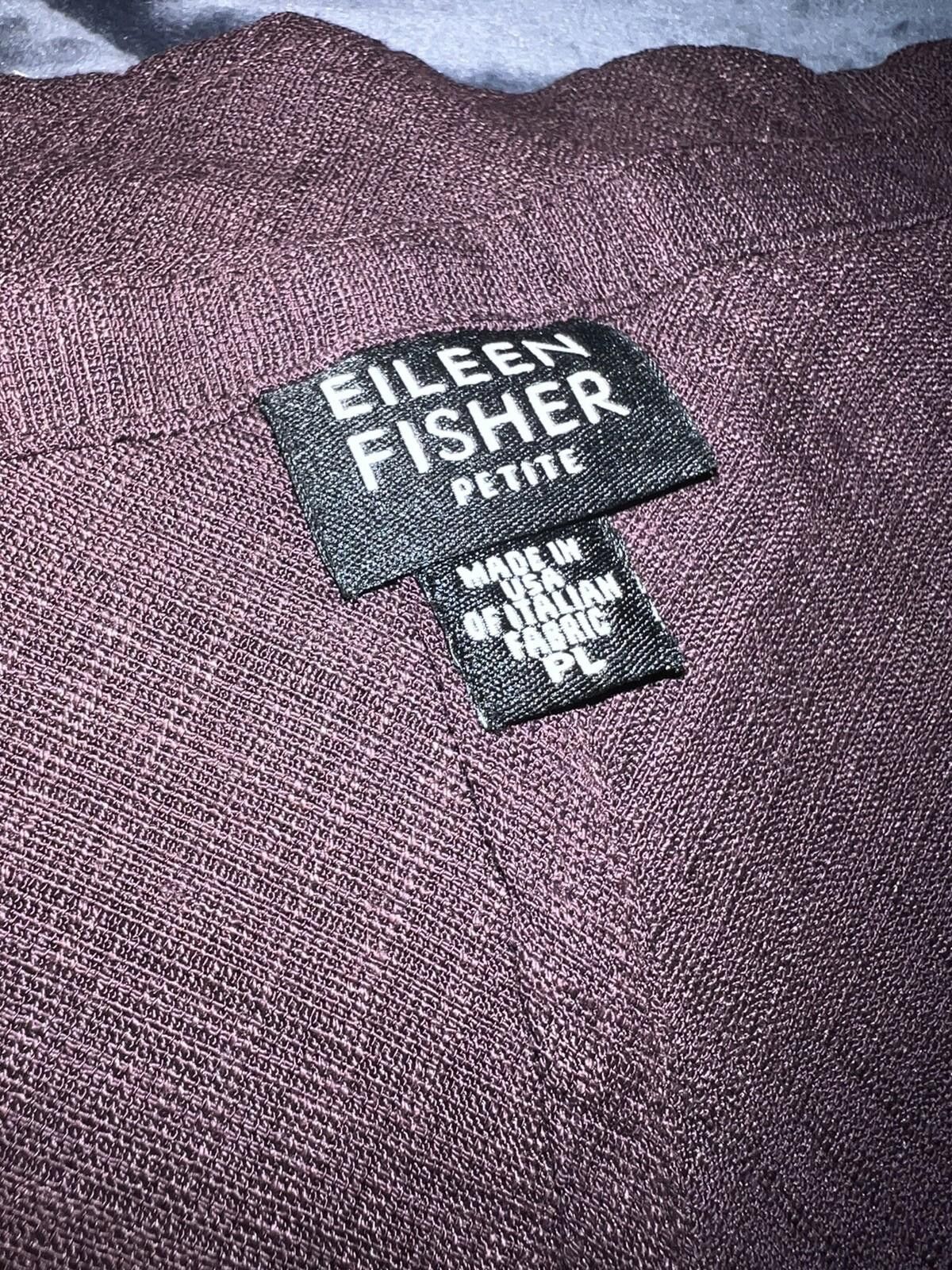 Eileen Fisher Eileen Fisher Petite Large Linen Chocolate Midi Maxi Dress Size L / US 10 / IT 46 - 4 Thumbnail