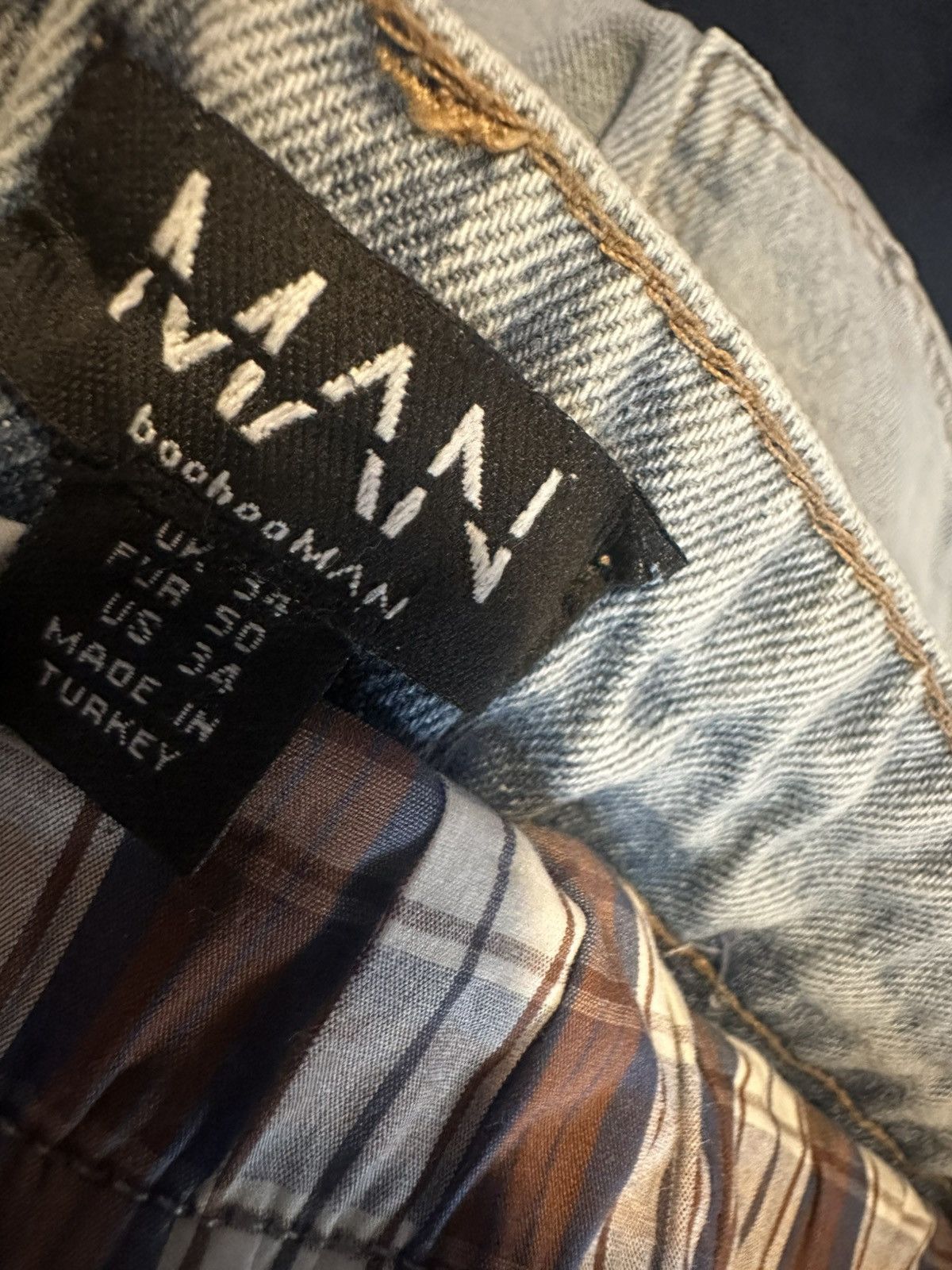 Other BoohooMAN Double Boxer Waist Blue Shorts Size 34 Size US 34 / EU 50 - 7 Thumbnail