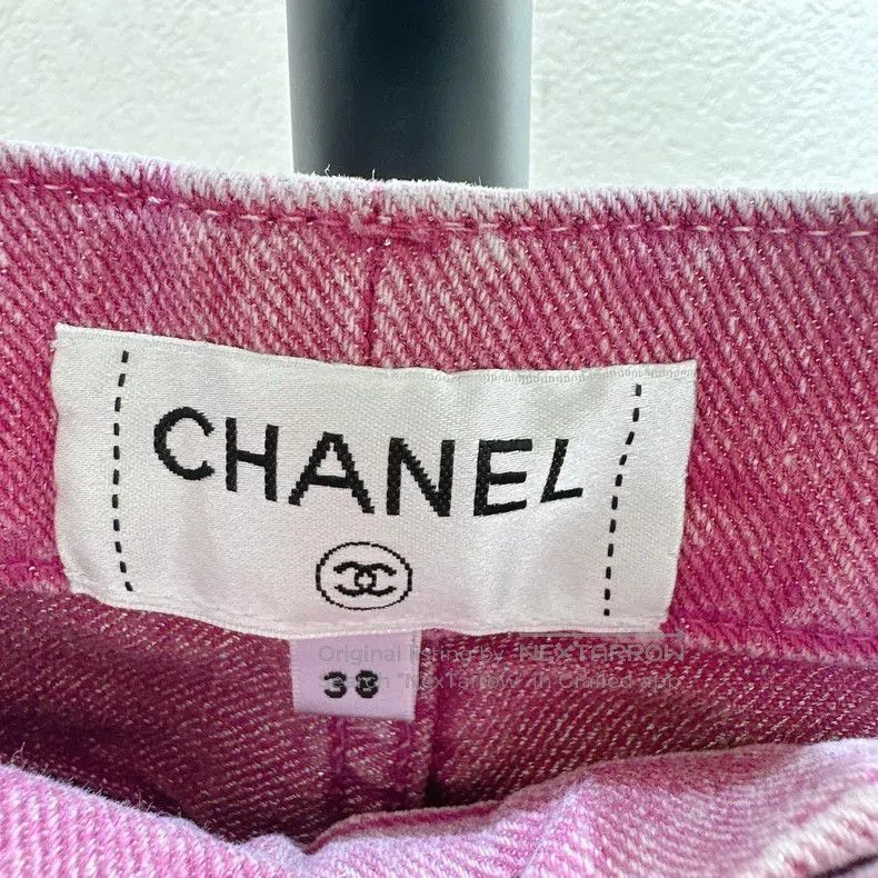 Chanel Chanel Pink old jeans Size 25" / US 0 / IT 36 - 7 Thumbnail