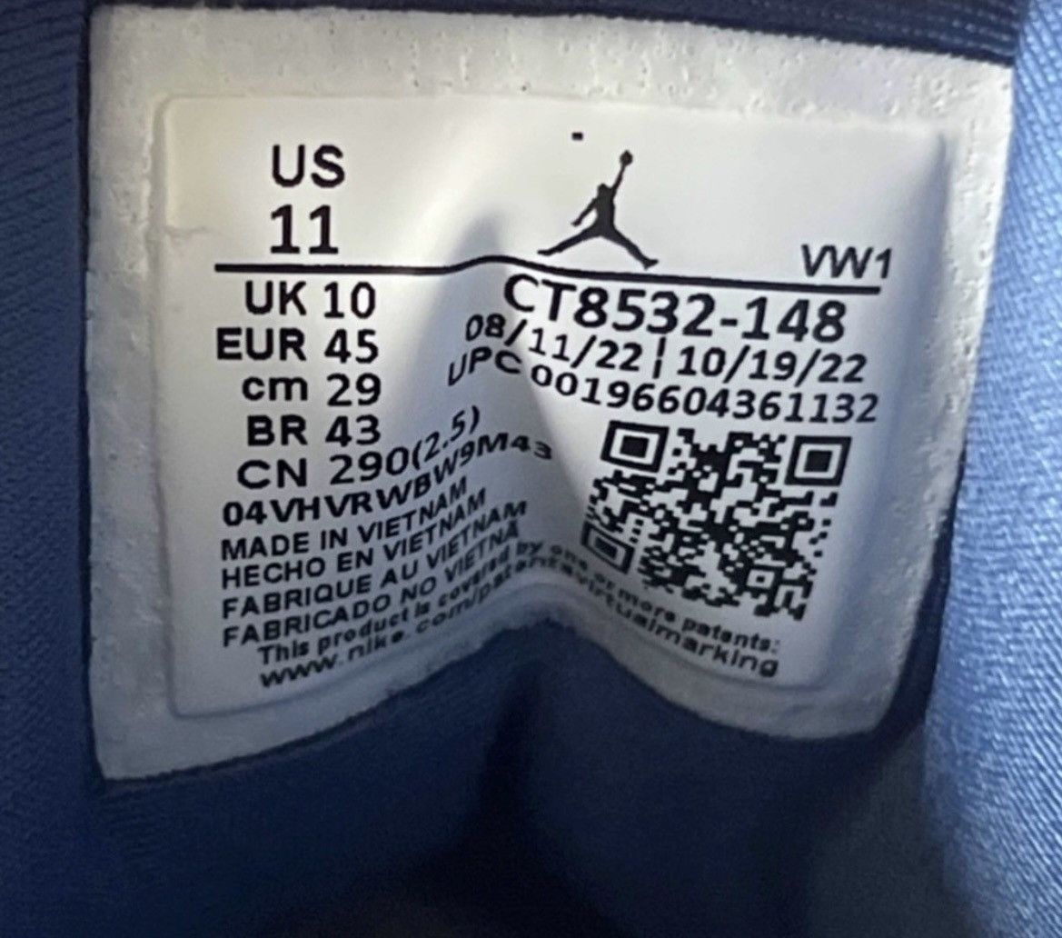 Jordan Brand Jordan 3 Retro Wizards Size US 11 / EU 44 - 6 Thumbnail