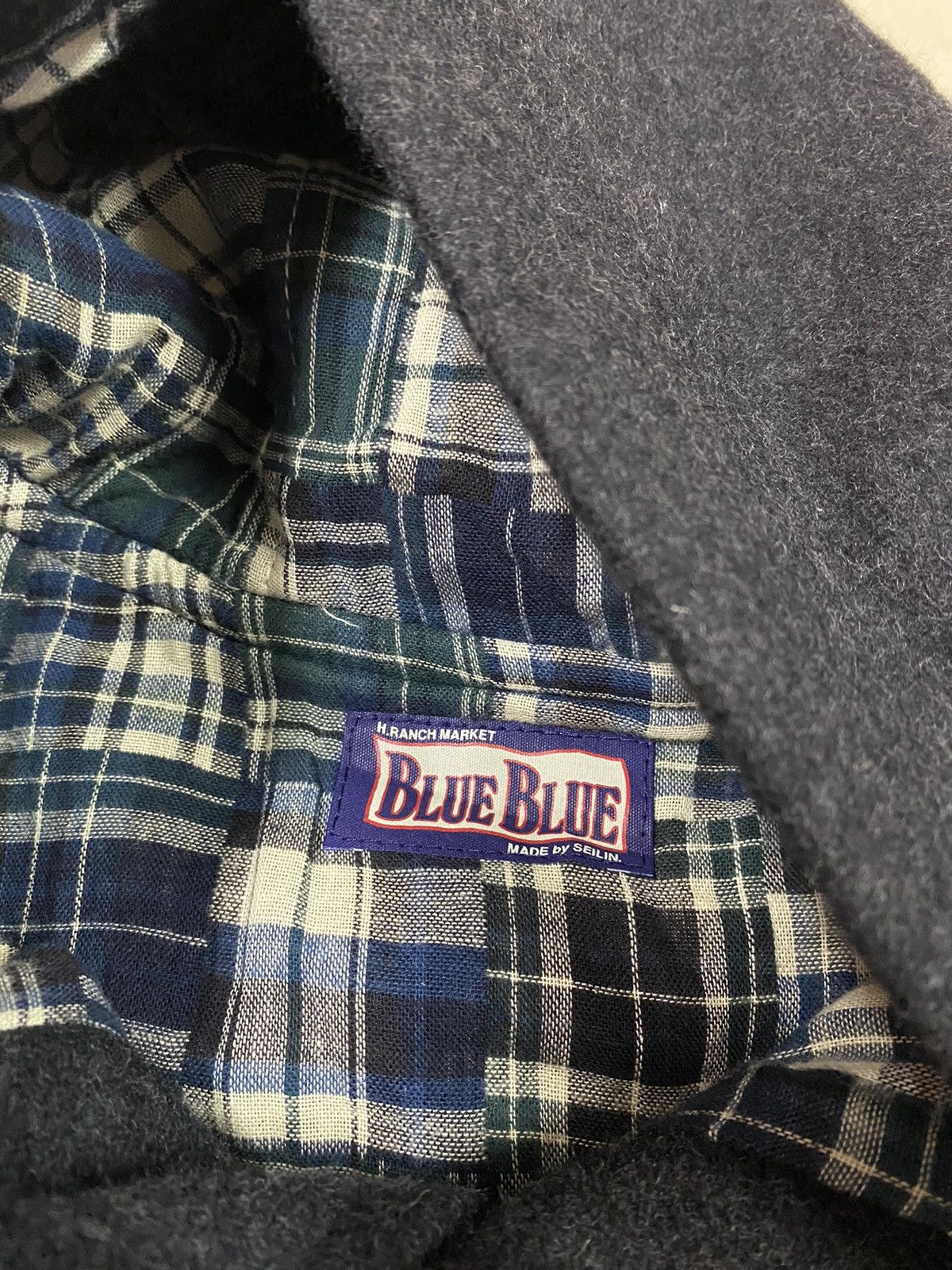 Blue Blue Japan Blue Blue Wool Jacket Distressed Size US L / EU 52-54 / 3 - 11 Thumbnail