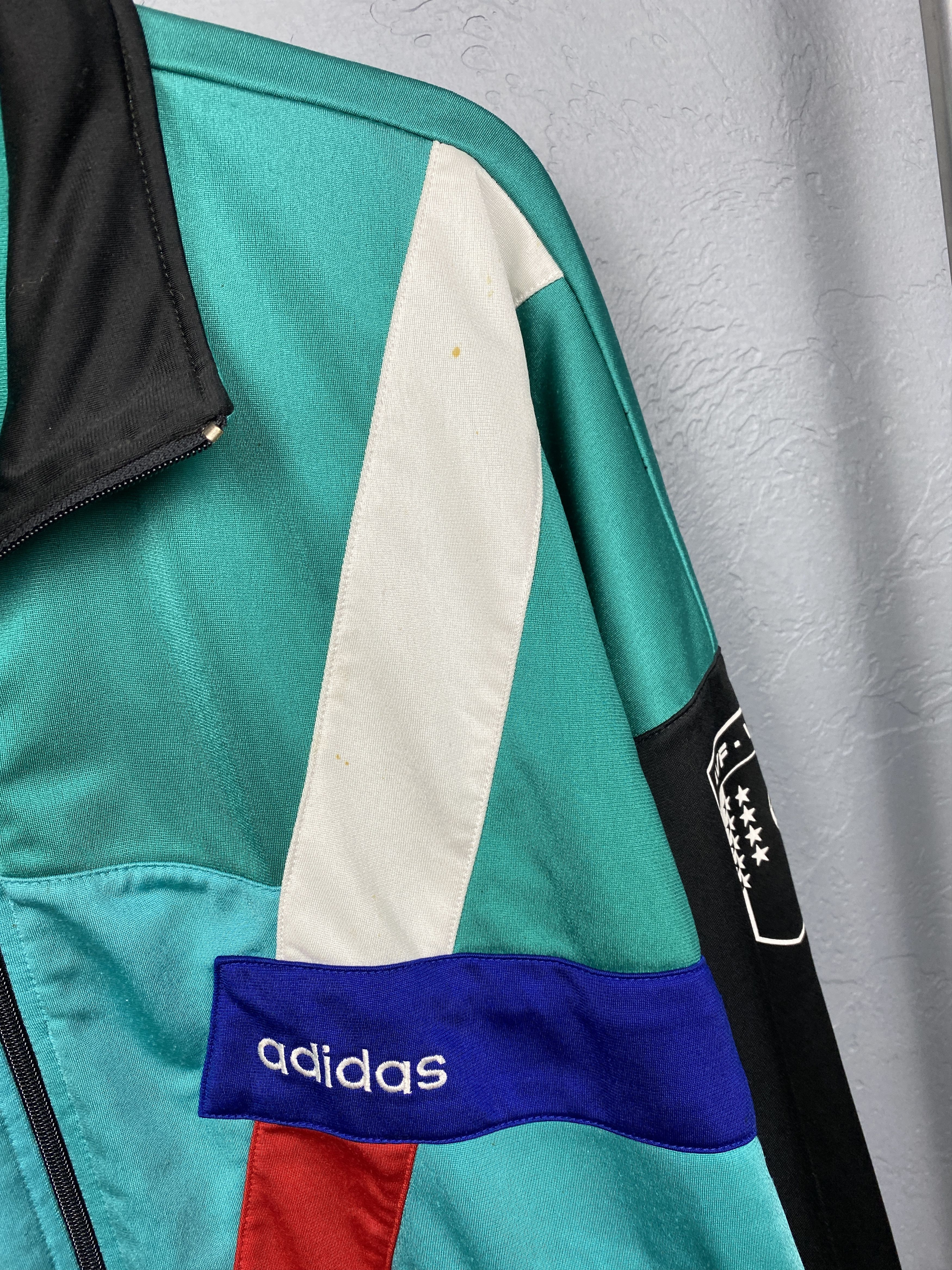 Adidas Adidas 90s Vintage Mens Track Top Jacket Size US M / EU 48-50 / 2 - 3 Thumbnail