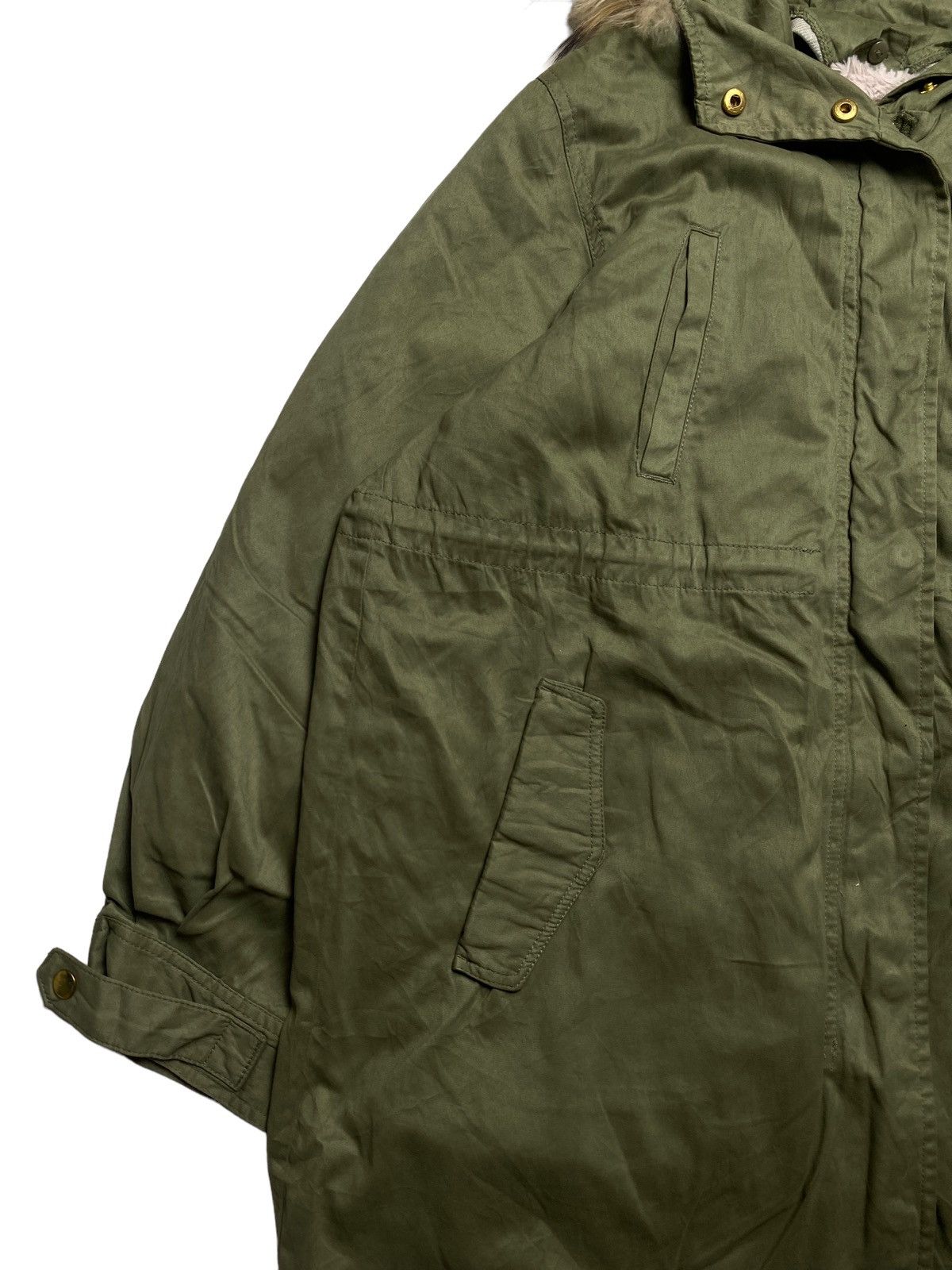 Japanese Brand 2000s Index - Fur Raccoon Hoodie Cargo Jacket Size US L / EU 52-54 / 3 - 6 Thumbnail