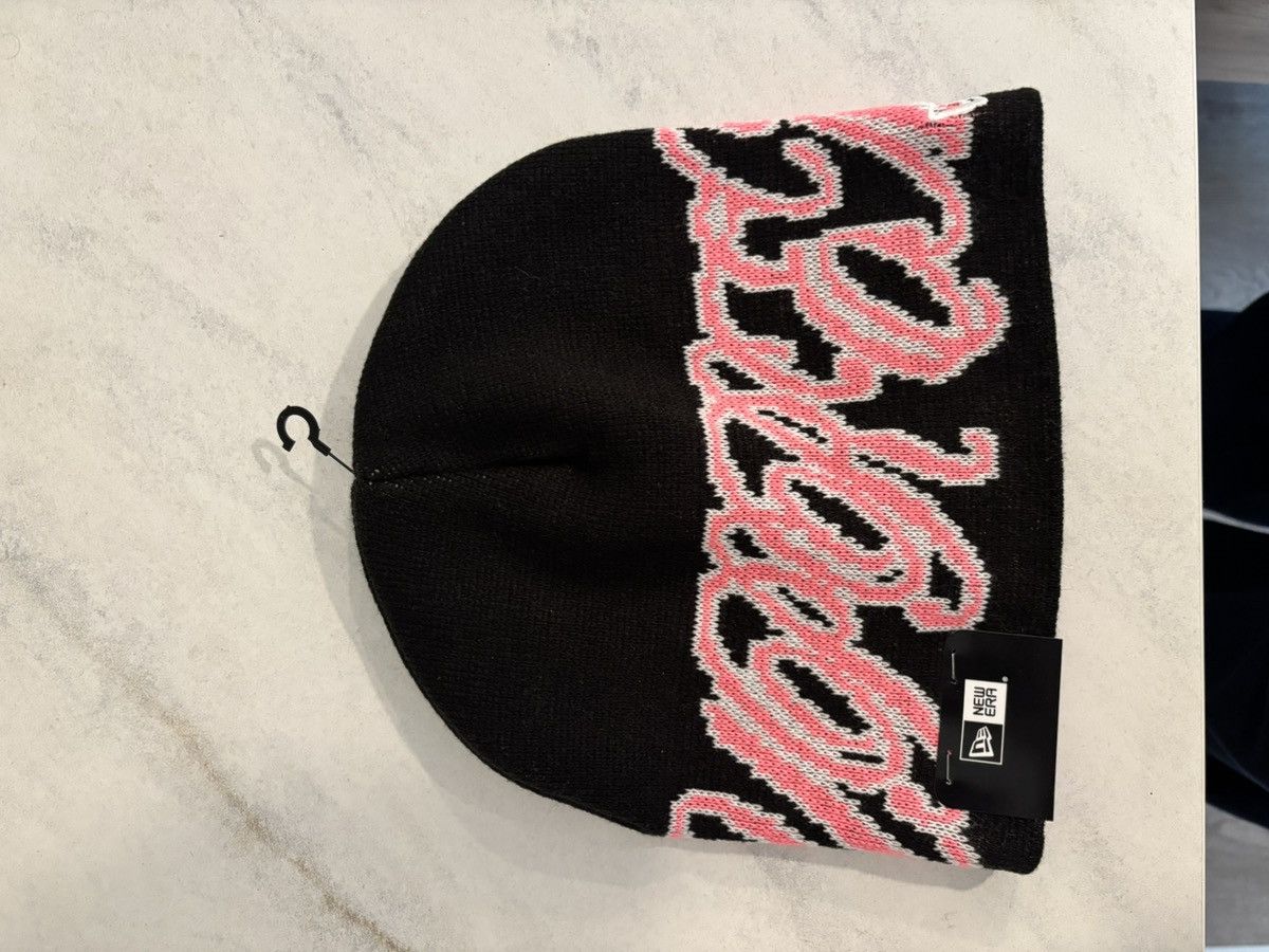 New Era × Supreme Supreme New Era Cursive Beanie Size ONE SIZE - 3 Thumbnail