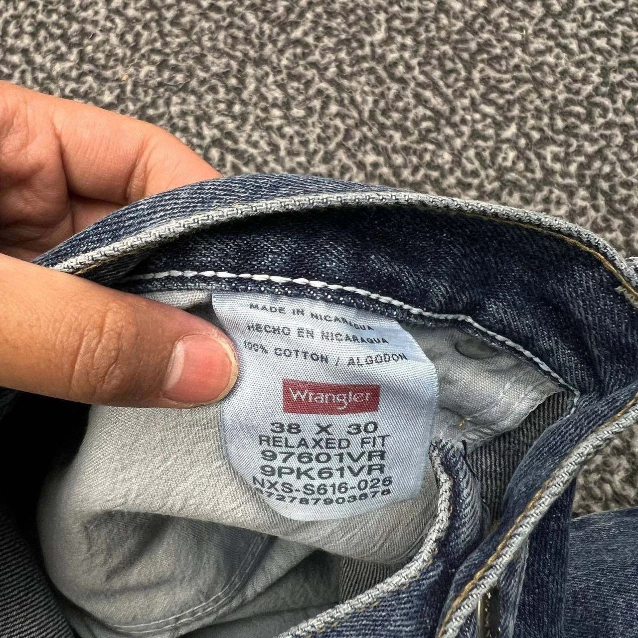 Wrangler Wrangler Jeans Men 38x30 Blue Relaxed Fit Denim Pants Cotton Size US 38 / EU 54 - 3 Thumbnail