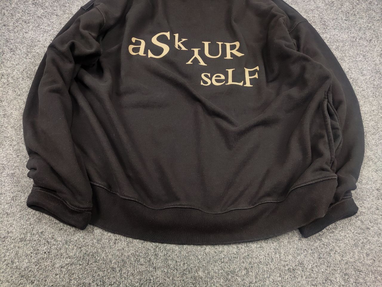 Askyurself Askyurself Design Dark Faded Color Logo Oversized Hoodie Size US L / EU 52-54 / 3 - 6 Thumbnail