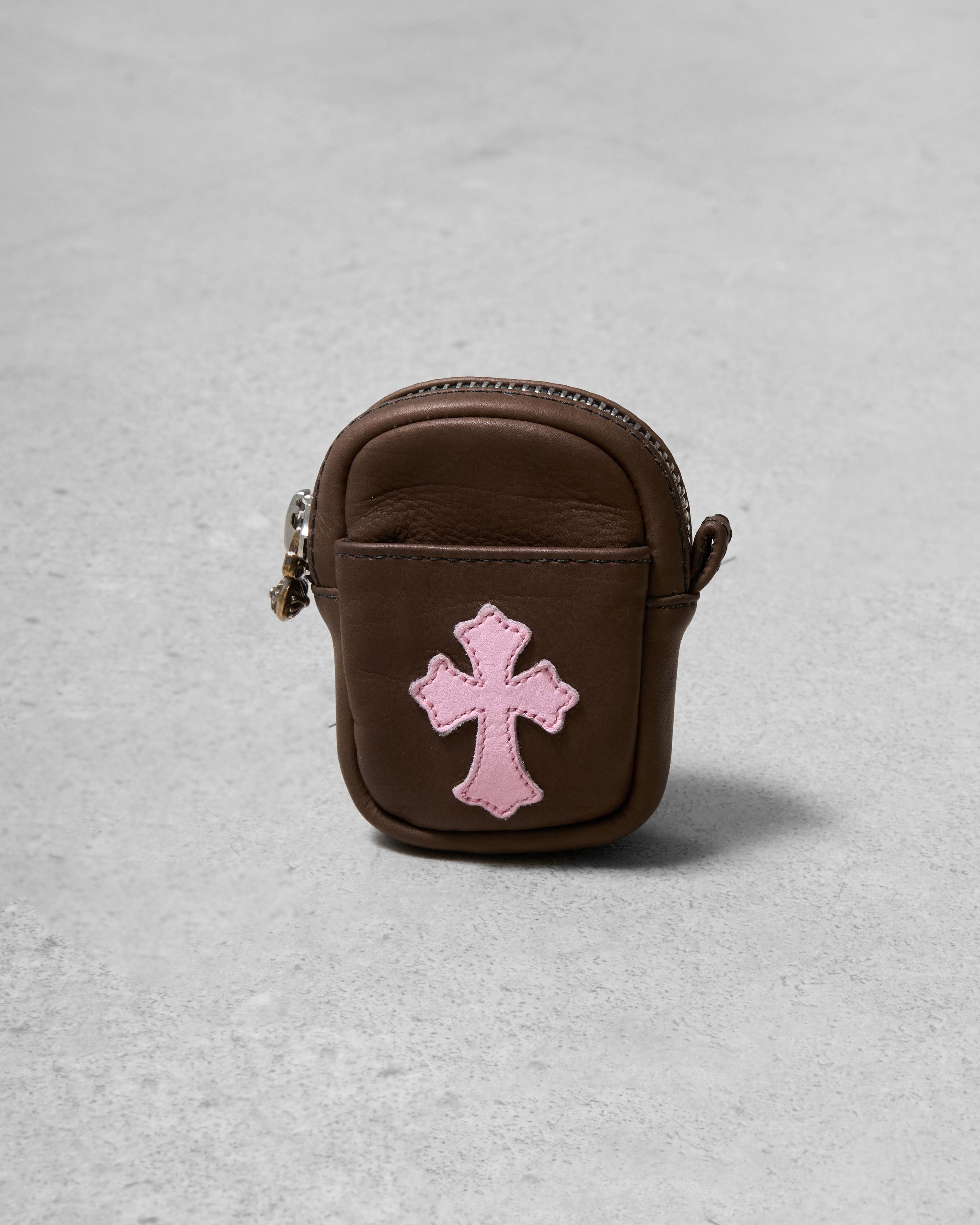 Chrome Hearts CHROME HEARTS Leather Cross Patch AirPod Case Bag Size ONE SIZE - 2 Thumbnail