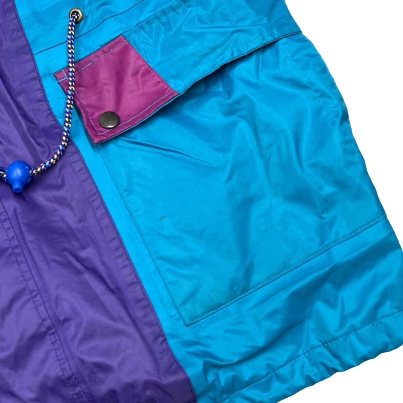 Vintage VINTAGE Ocean Spray Colour Block Windbreaker Jacket Medium Mens Colourful 90s Lined Cagoule Size US M / EU 48-50 / 2 - 5 Thumbnail