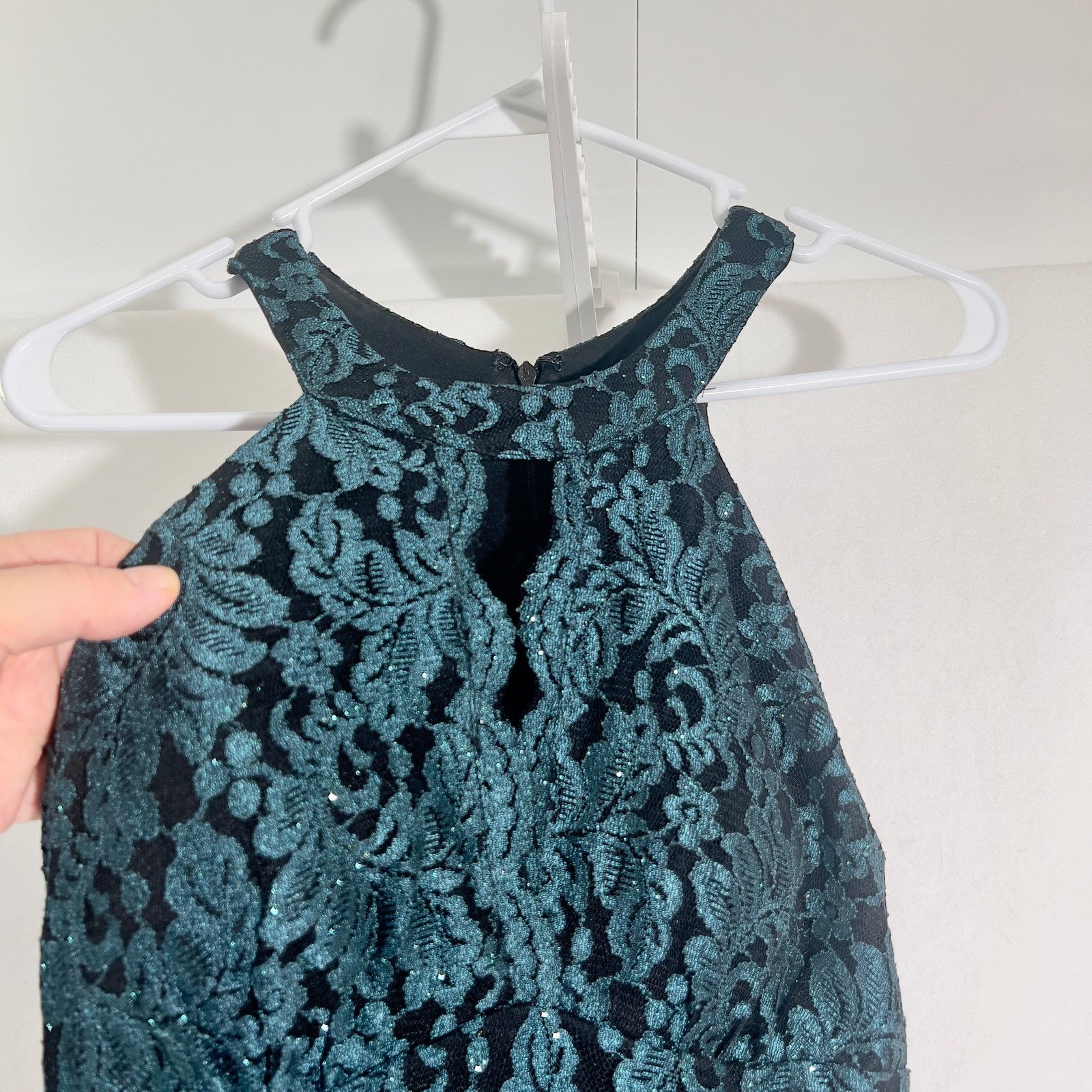 Other Morgan & Co. Maxi Dress Woman 10 Style# 216890 Keyhole Neck Size L / US 10 / IT 46 - 5 Thumbnail