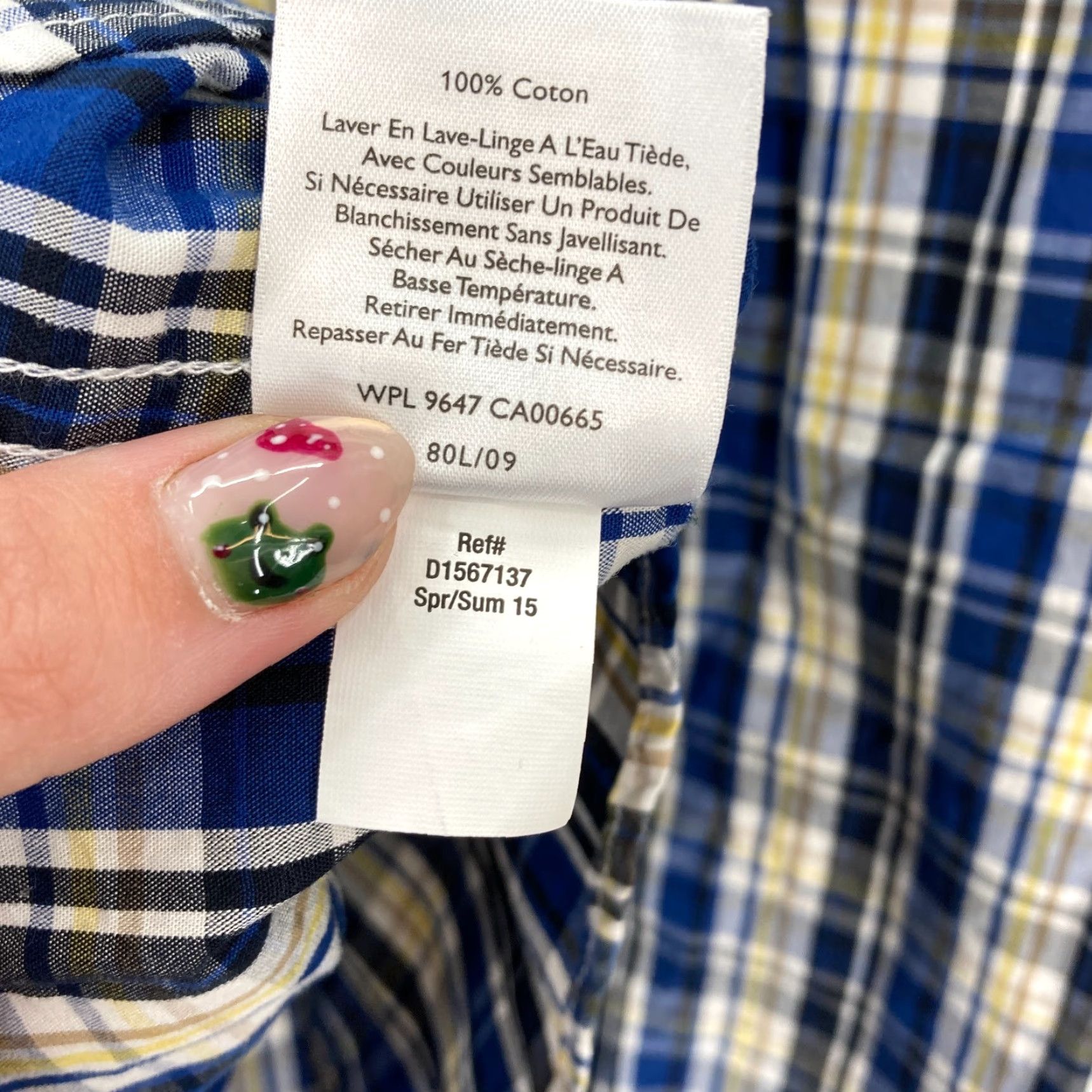 Eddie Bauer Eddie Bauer Shirt Mens XL Button-Down Long Sleeve Shirt Blue Plaid Outdoor Camp Size US XL / EU 56 / 4 - 7 Thumbnail