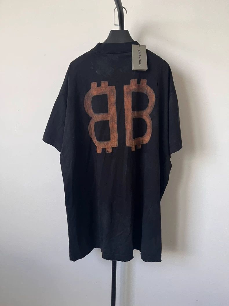 Balenciaga Balenciaga Bitcoin Short Sleeve T Size US L / EU 52-54 / 3 - 2 Thumbnail