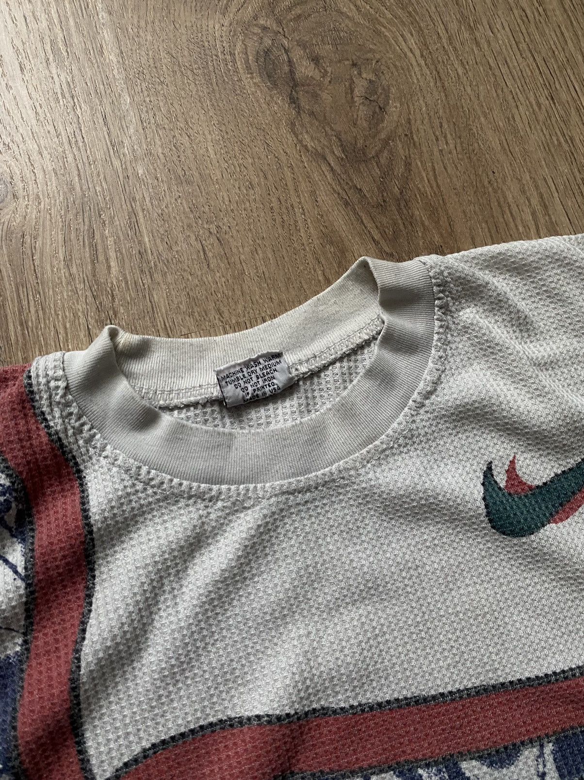 Nike × Vintage Vintage Nike 00’s Y2K overprinted sport t shirt baggy USA Size US L / EU 52-54 / 3 - 5 Thumbnail