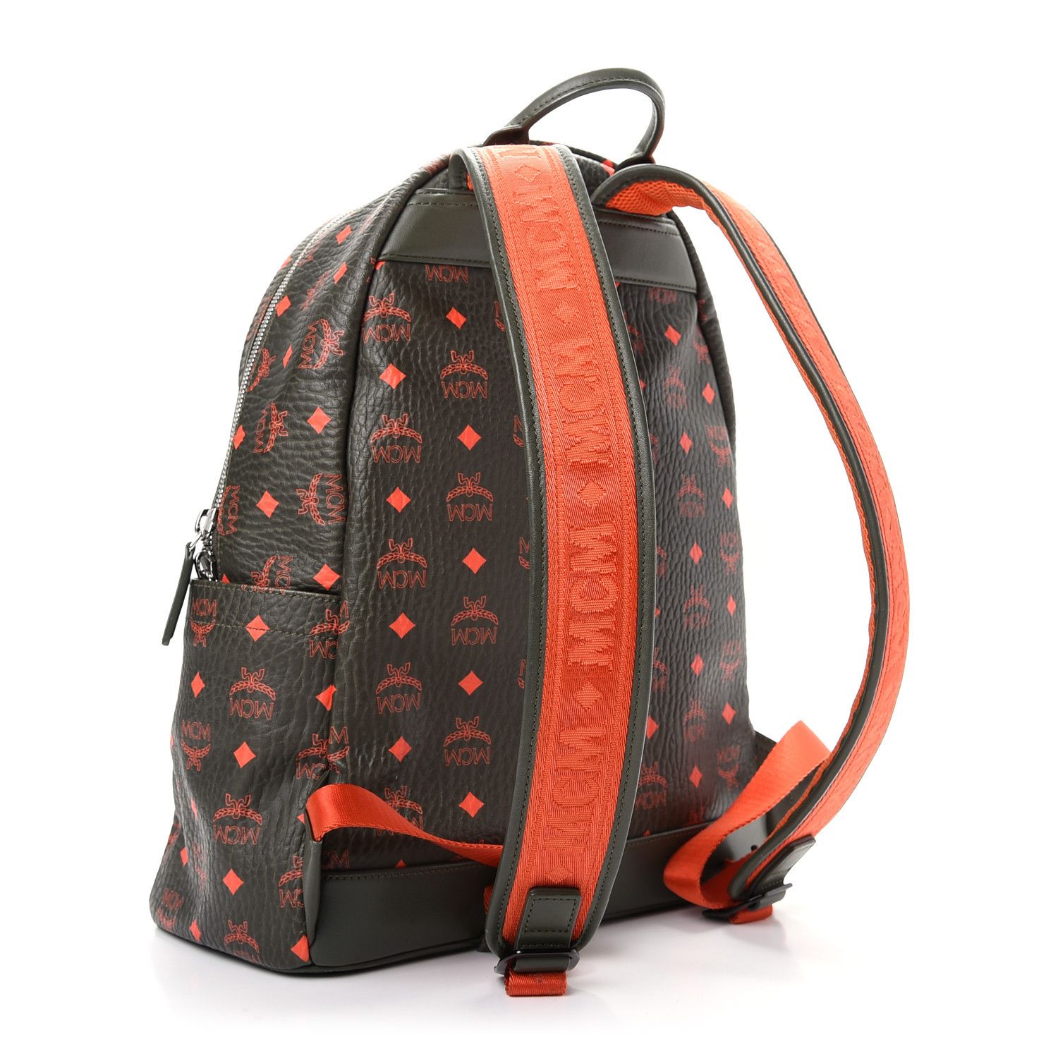 MCM o1mt1gz0125 Size: OS / 1x Stark Backpack in Black/Orange Size ONE SIZE - 5 Thumbnail